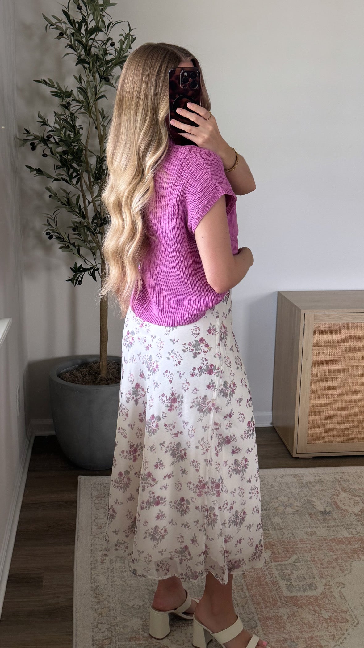 Lilac Midi Skirt