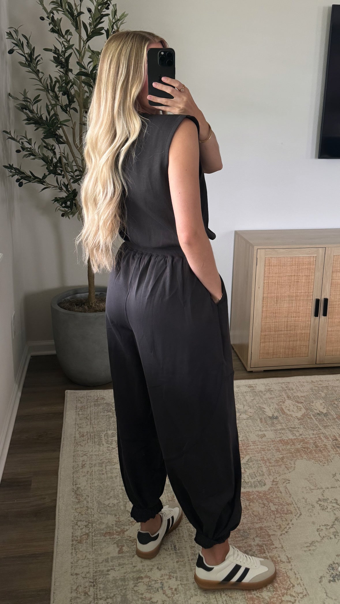 Jogger Jumpsuit / Charcoal