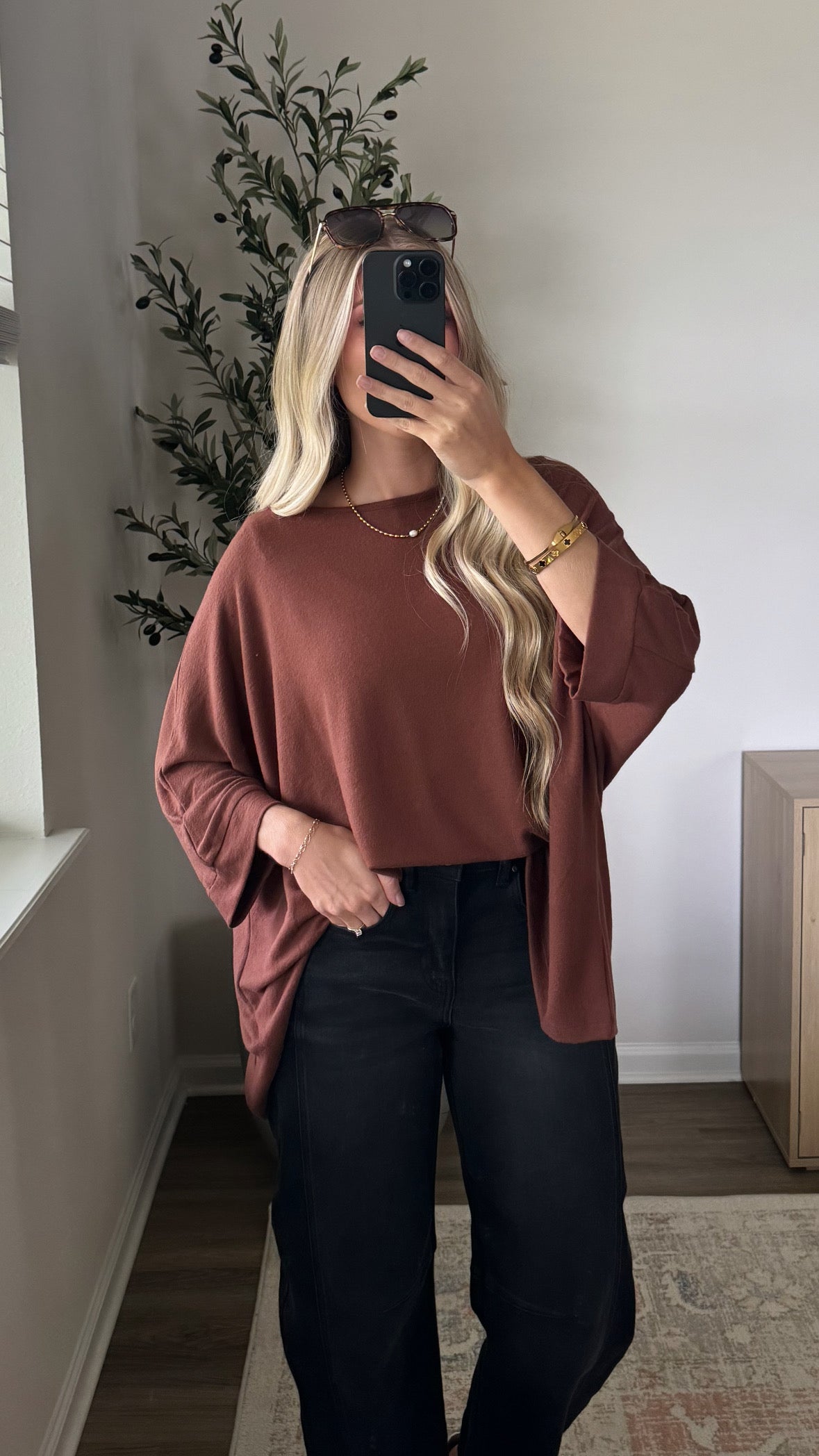 Oversized Butter Tee / Chestnut