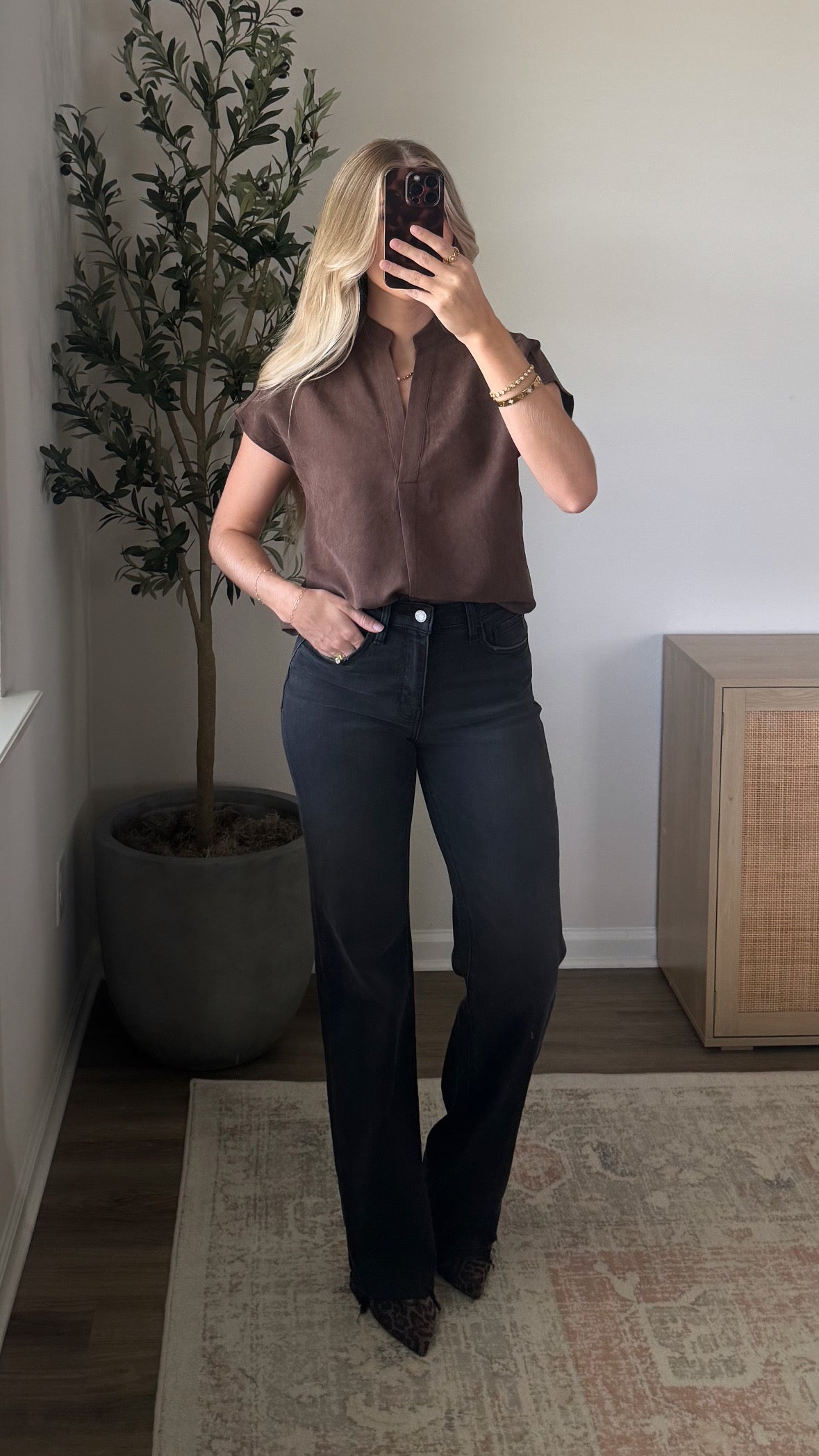 Lexi Blouse / Brown