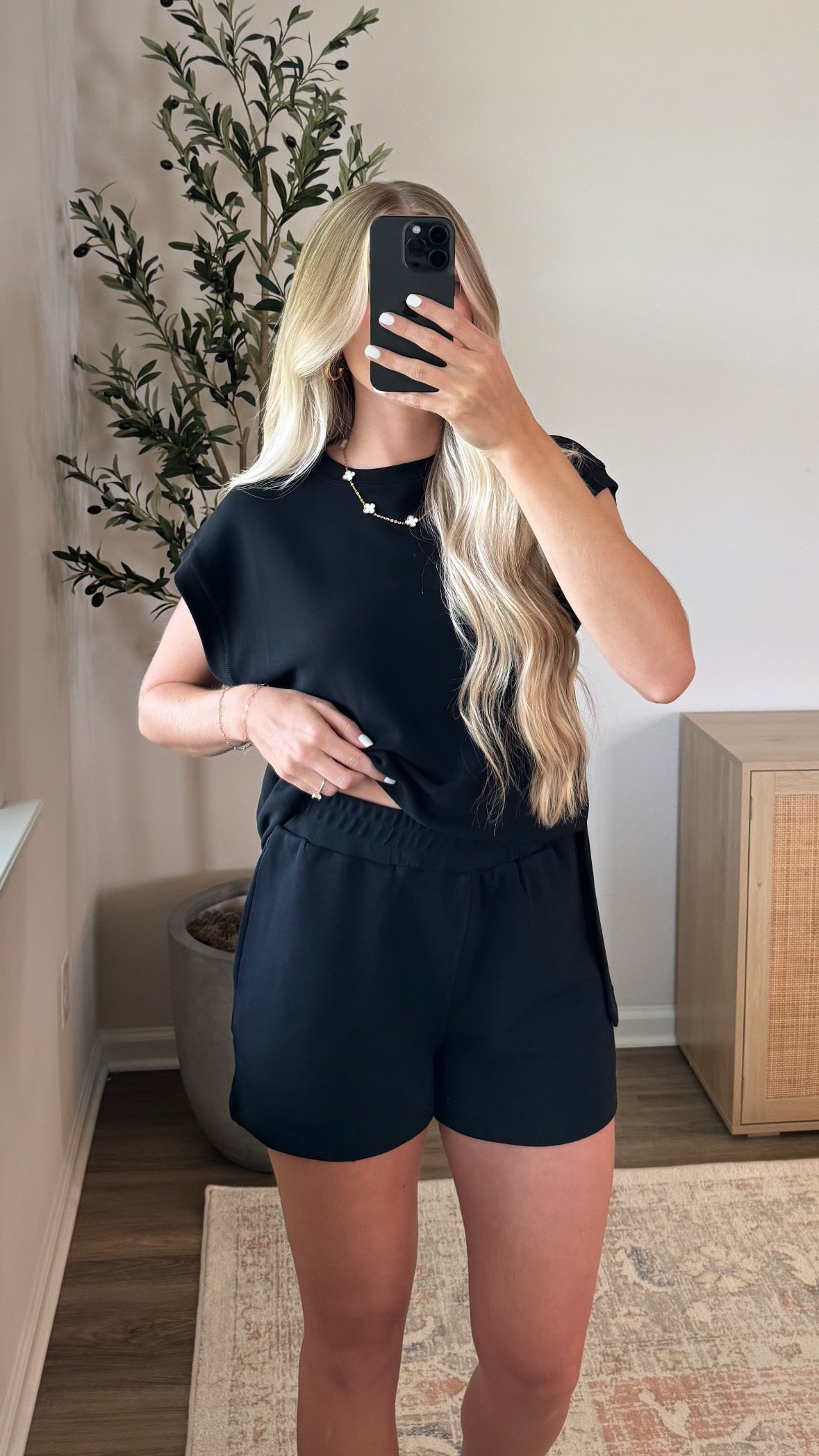 Malibu Scuba Shorts Set / Black