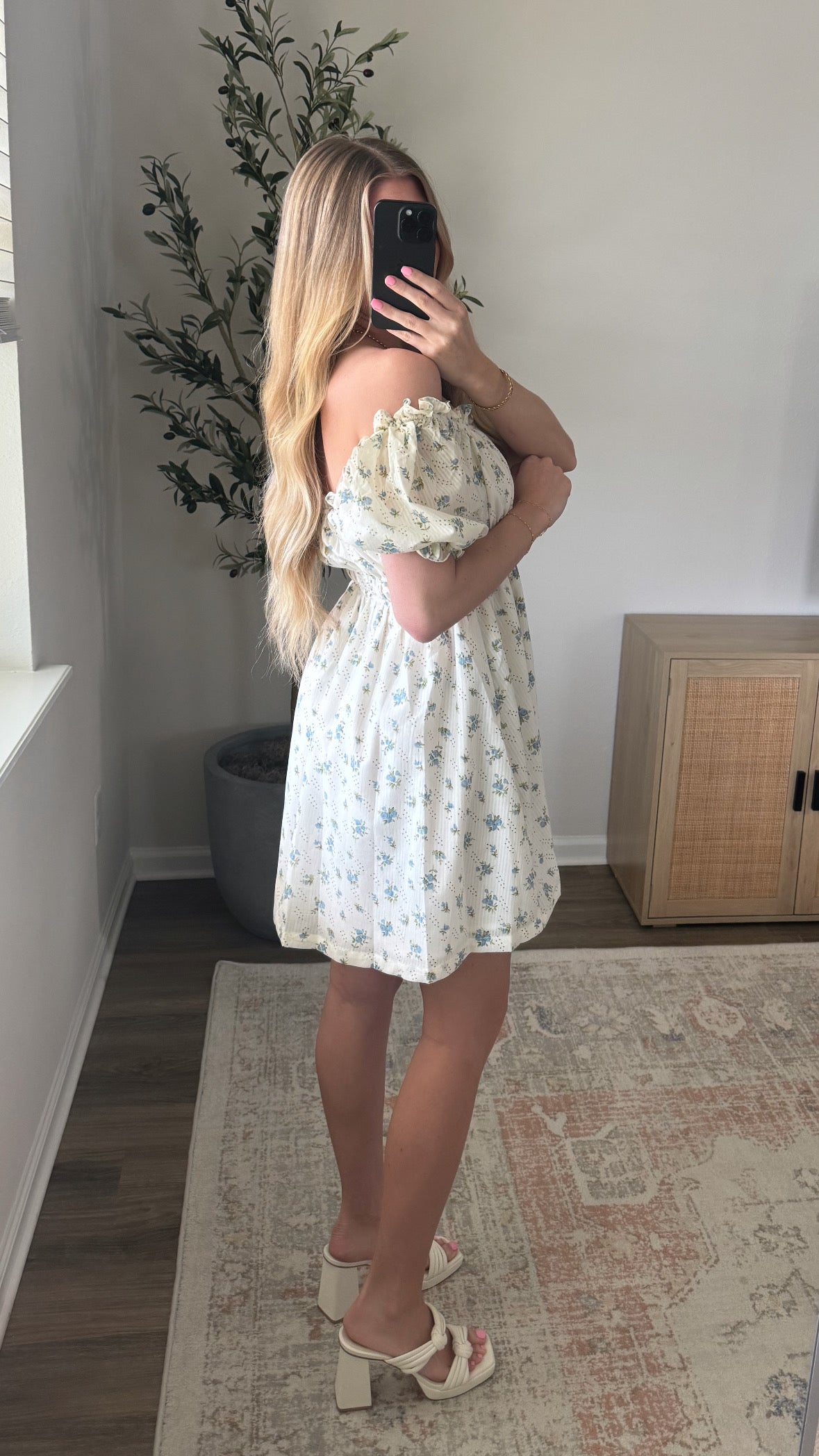 Dainty Floral Mini Dress