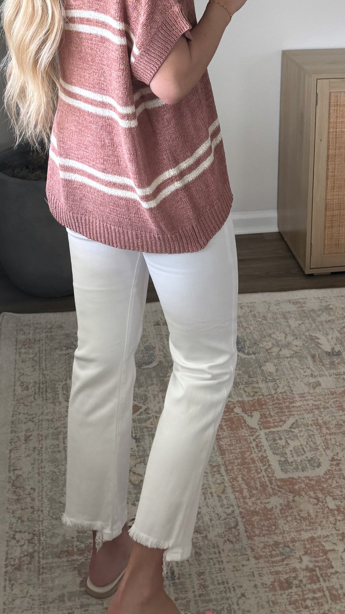 Chelsea Comfort White Denim