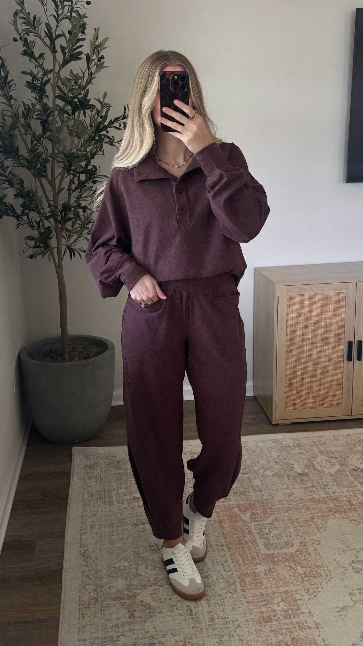 Barrel Sweatpants / Dark Cherry