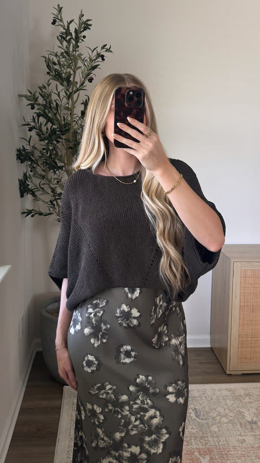 Paris Knit Top / Espresso