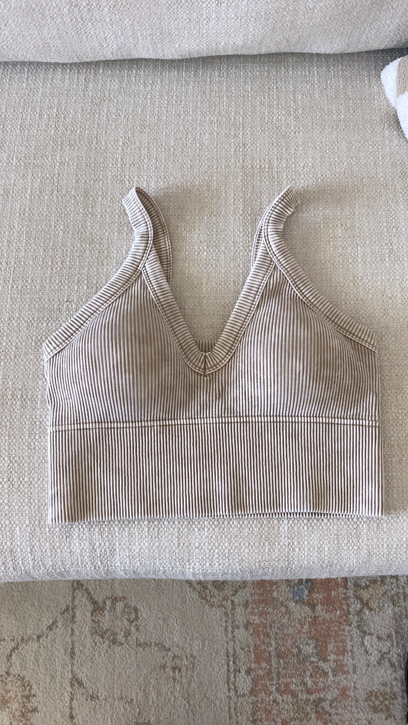 4 Colors / V-Neck Butter Tank