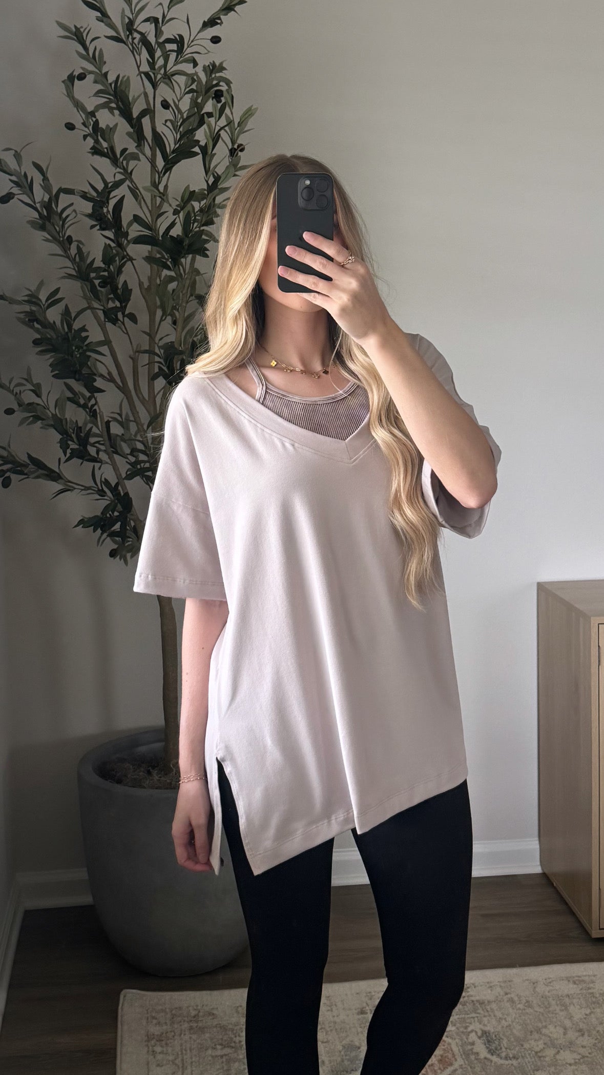 Saturday Oversized Tee / Tan