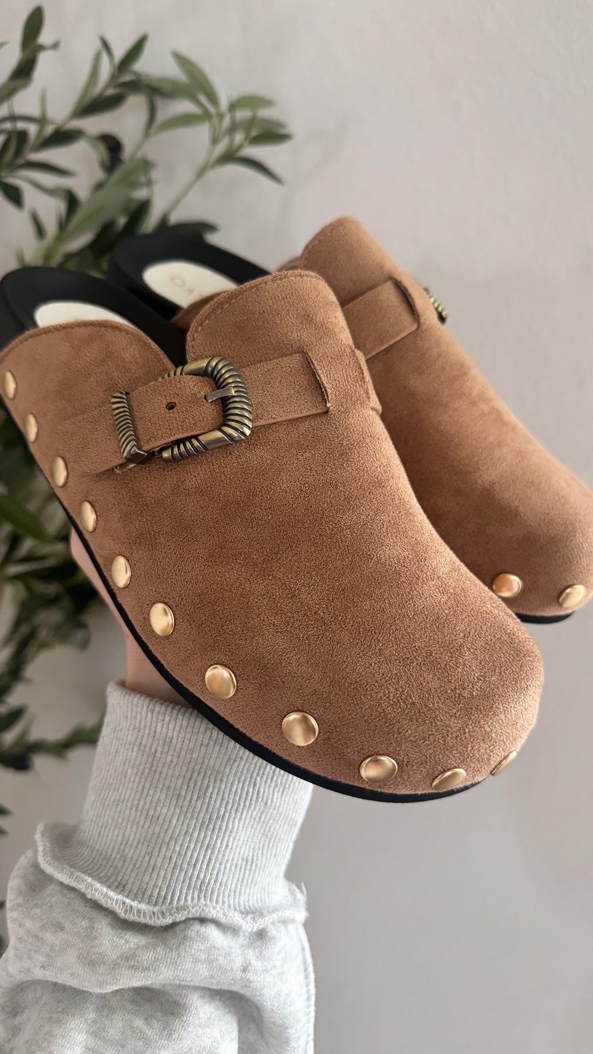 Studded Slip On Clogs