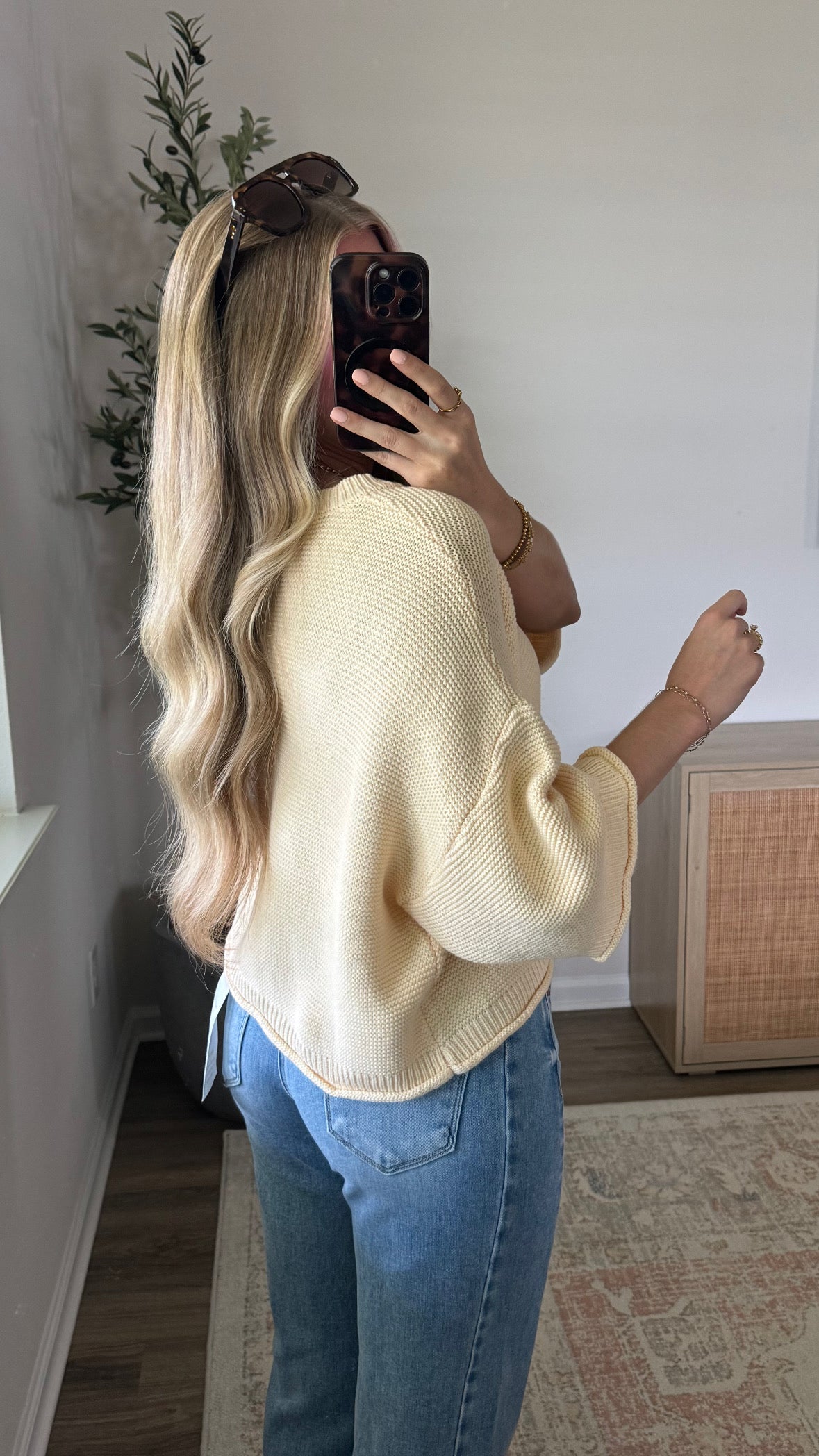 Short Sleeve Cardigan / Yellow