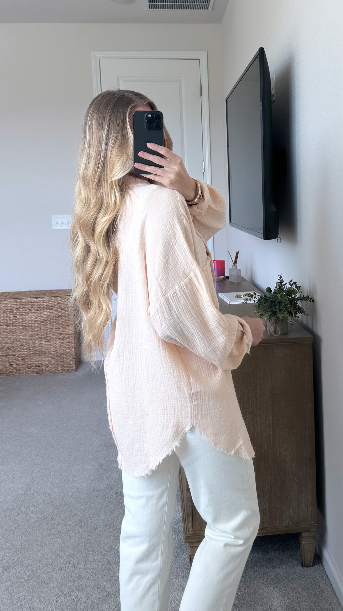 Poolside Gauze Top / Natural