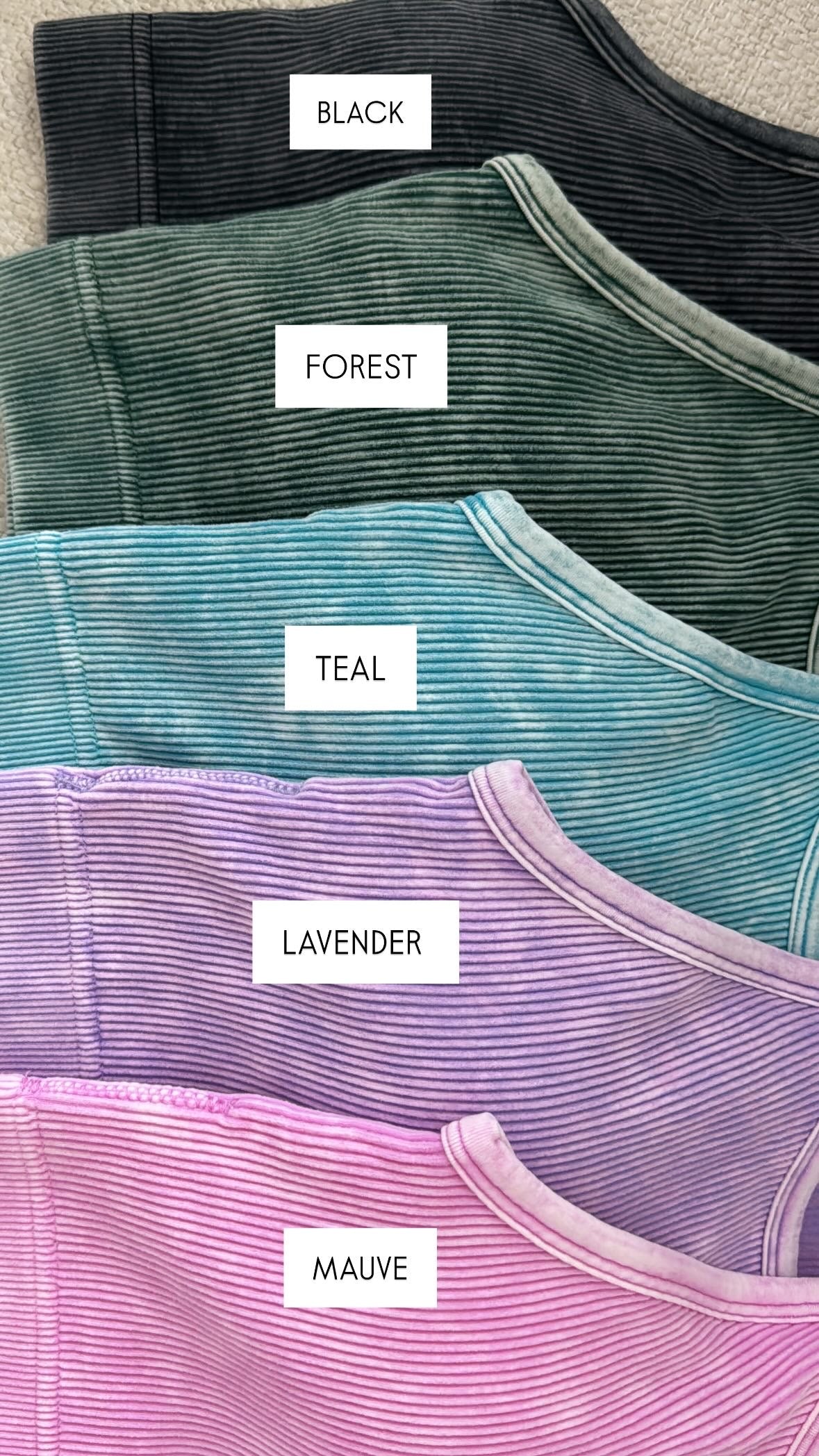 6 Colors / Spaghetti Strap Butter Tank