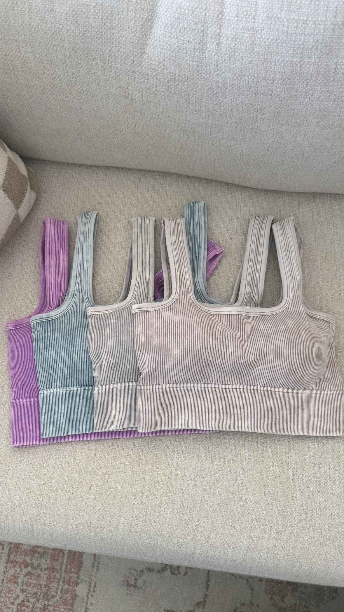 4 Colors / Square Neck Butter Tank