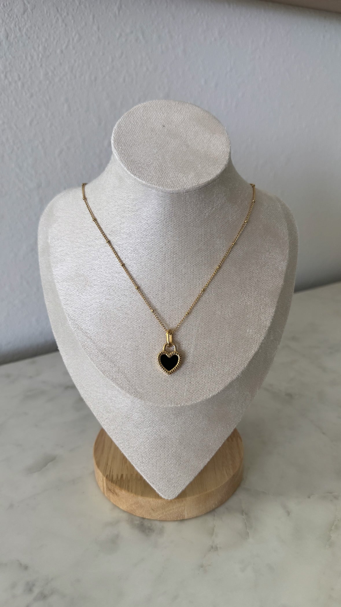 Double-Sided Heart Necklace