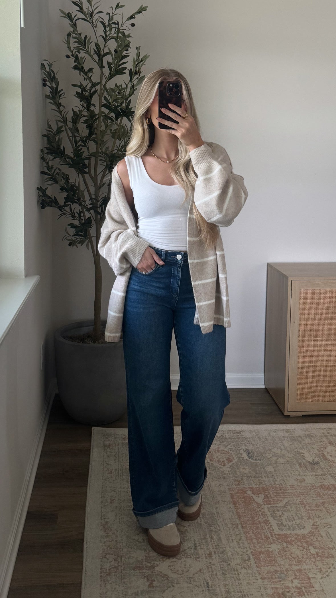Macey Wide Leg Denim / Medium Wash