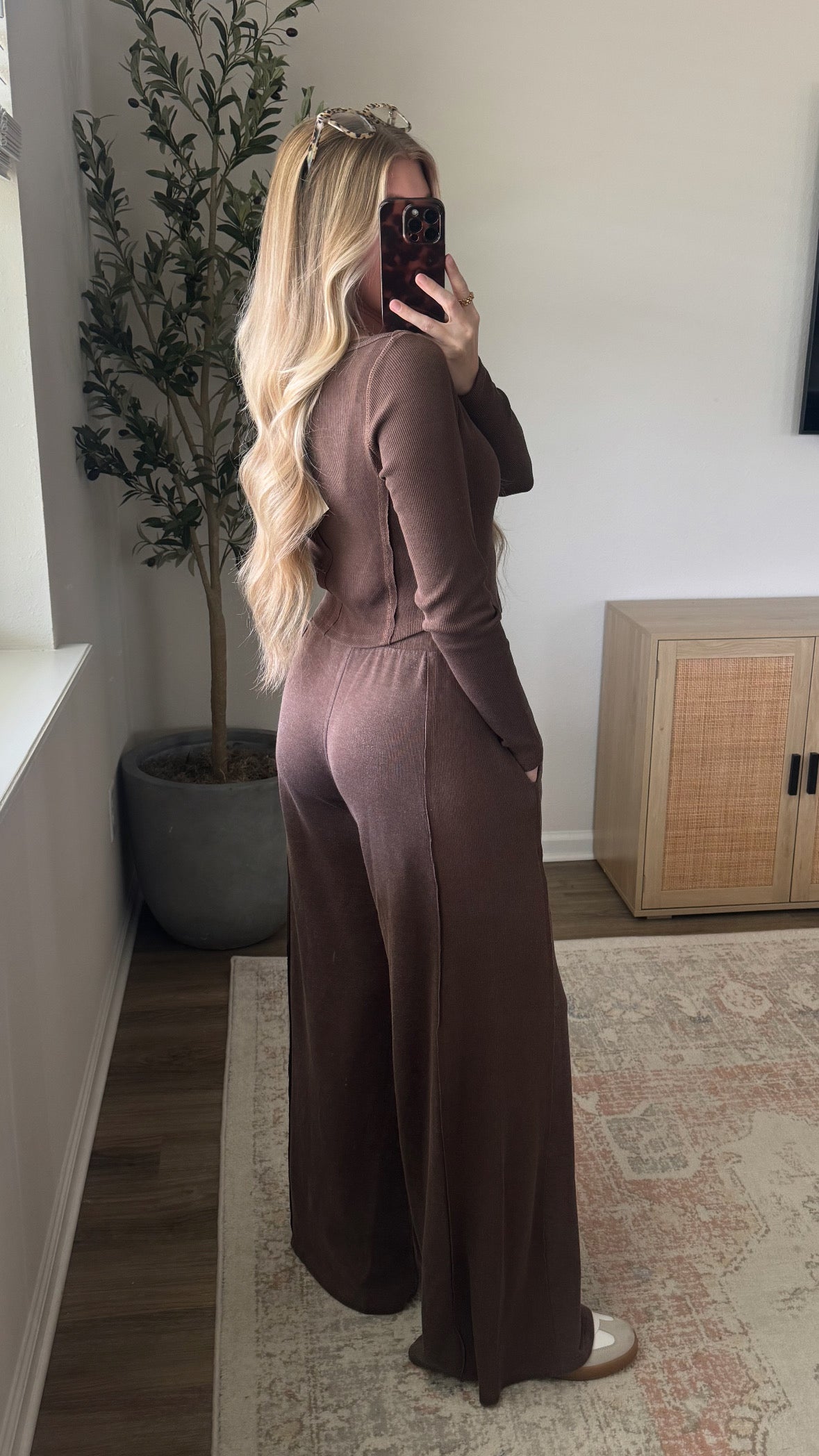 Lived In Lounge Set / Brown