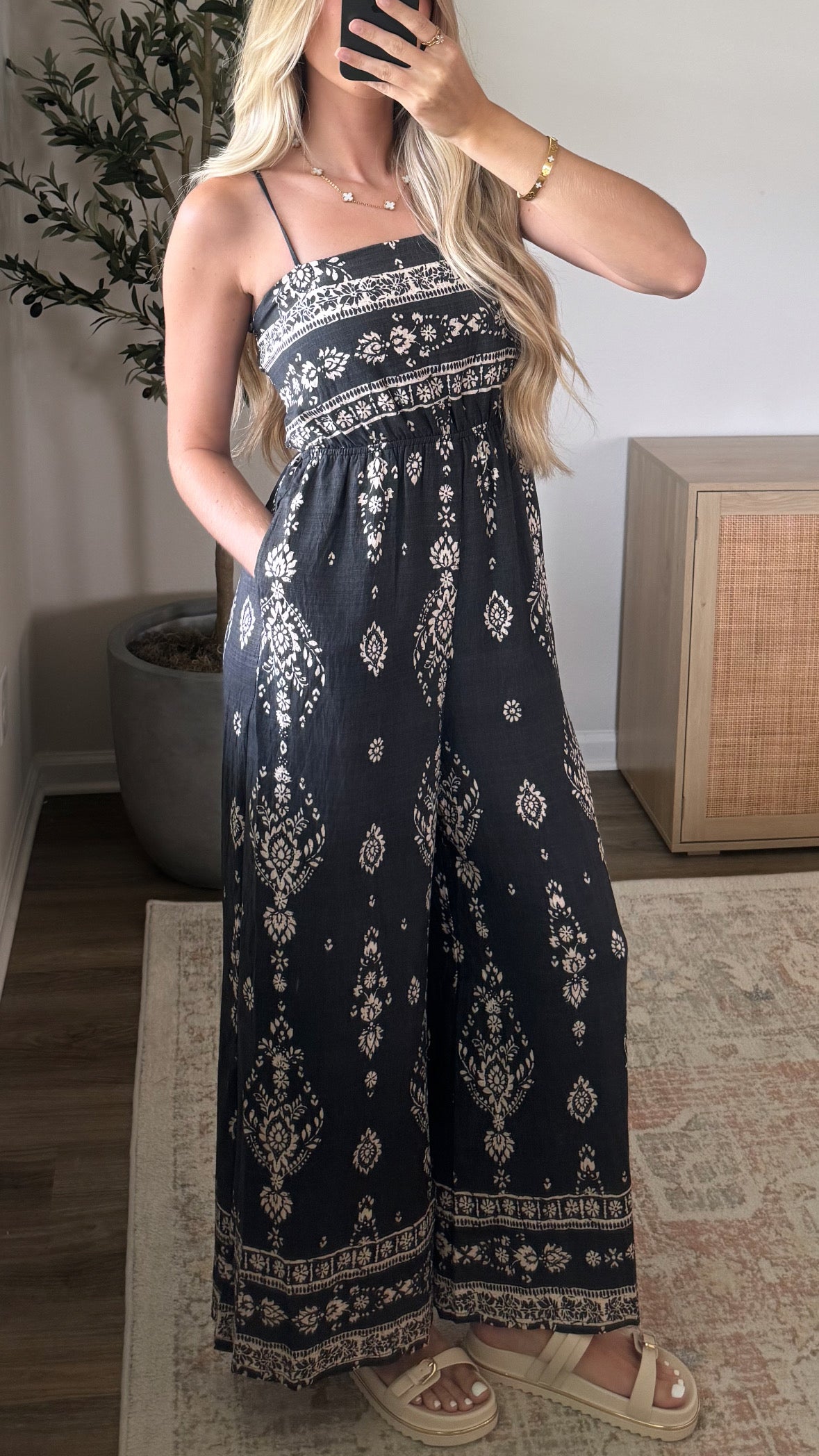 Ava Jumpsuit / Charcoal