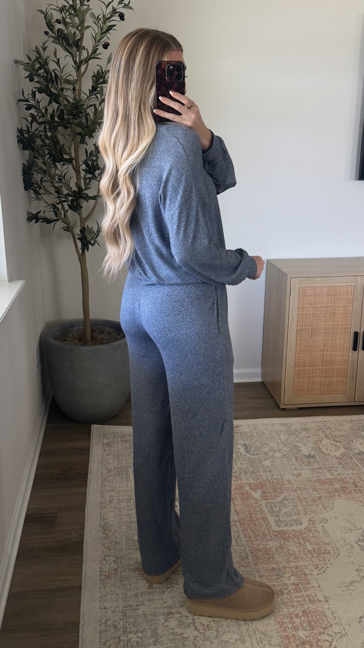 Lux Lounge Set / Navy Blue