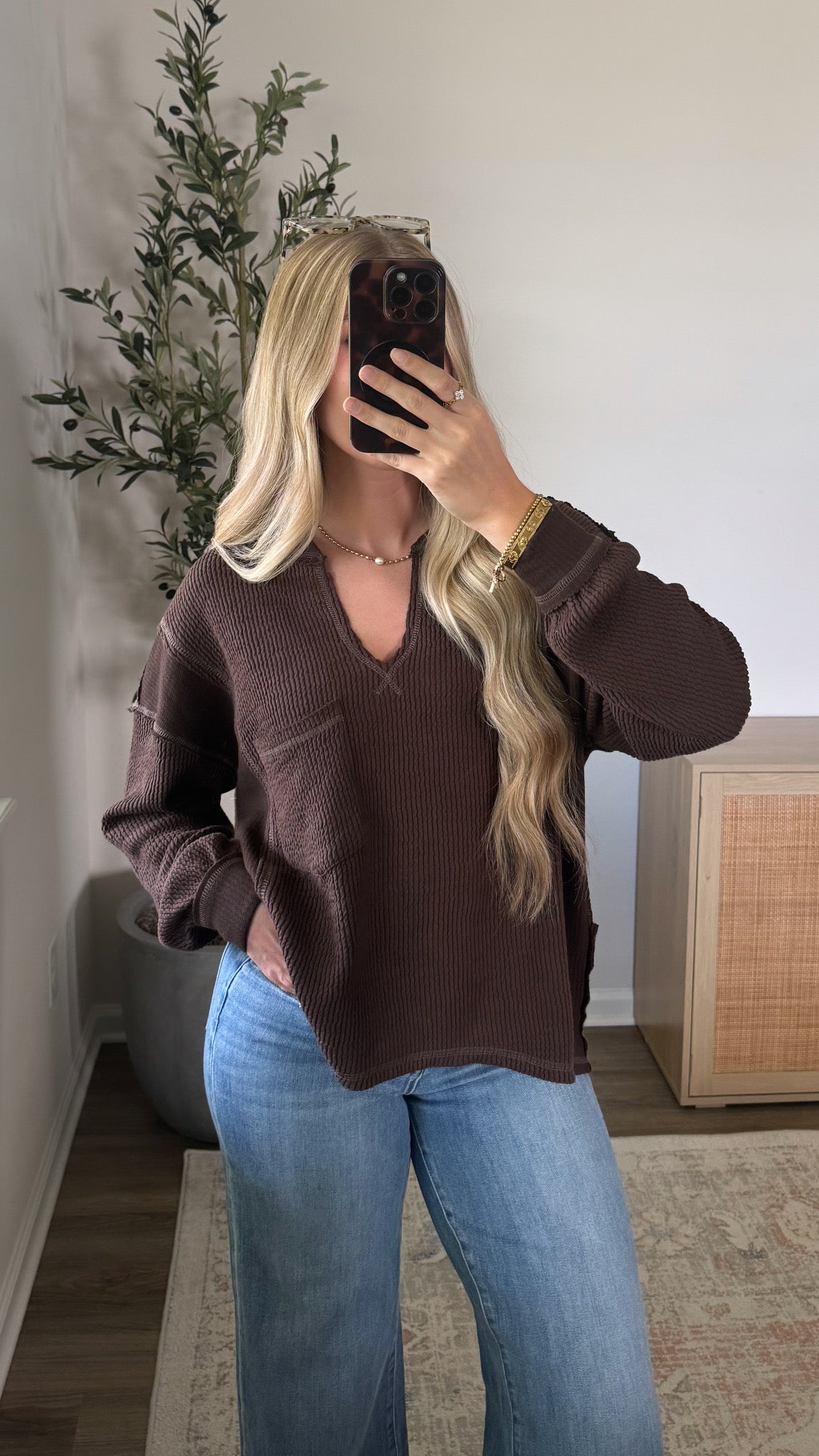 PREORDER (Estimated to ship 8/3) - Espresso Lightweight Long Sleeve