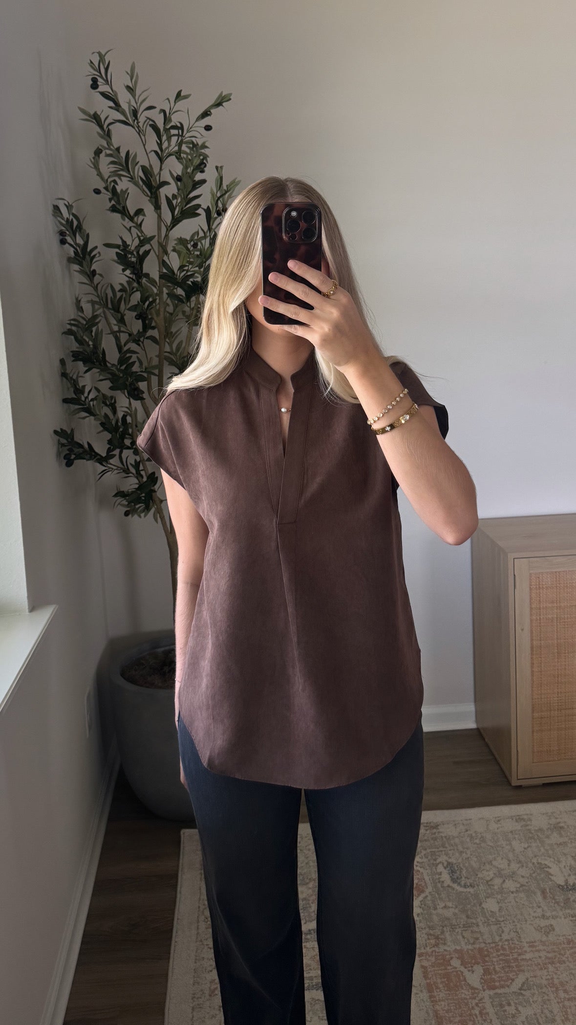 Lexi Blouse / Brown