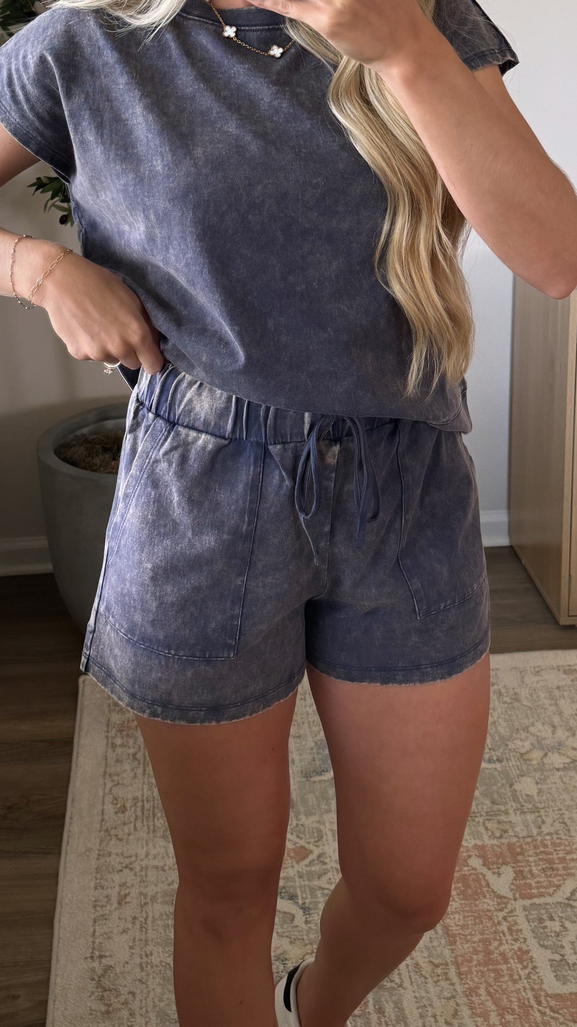 Delaney Shorts Set / Blackberry