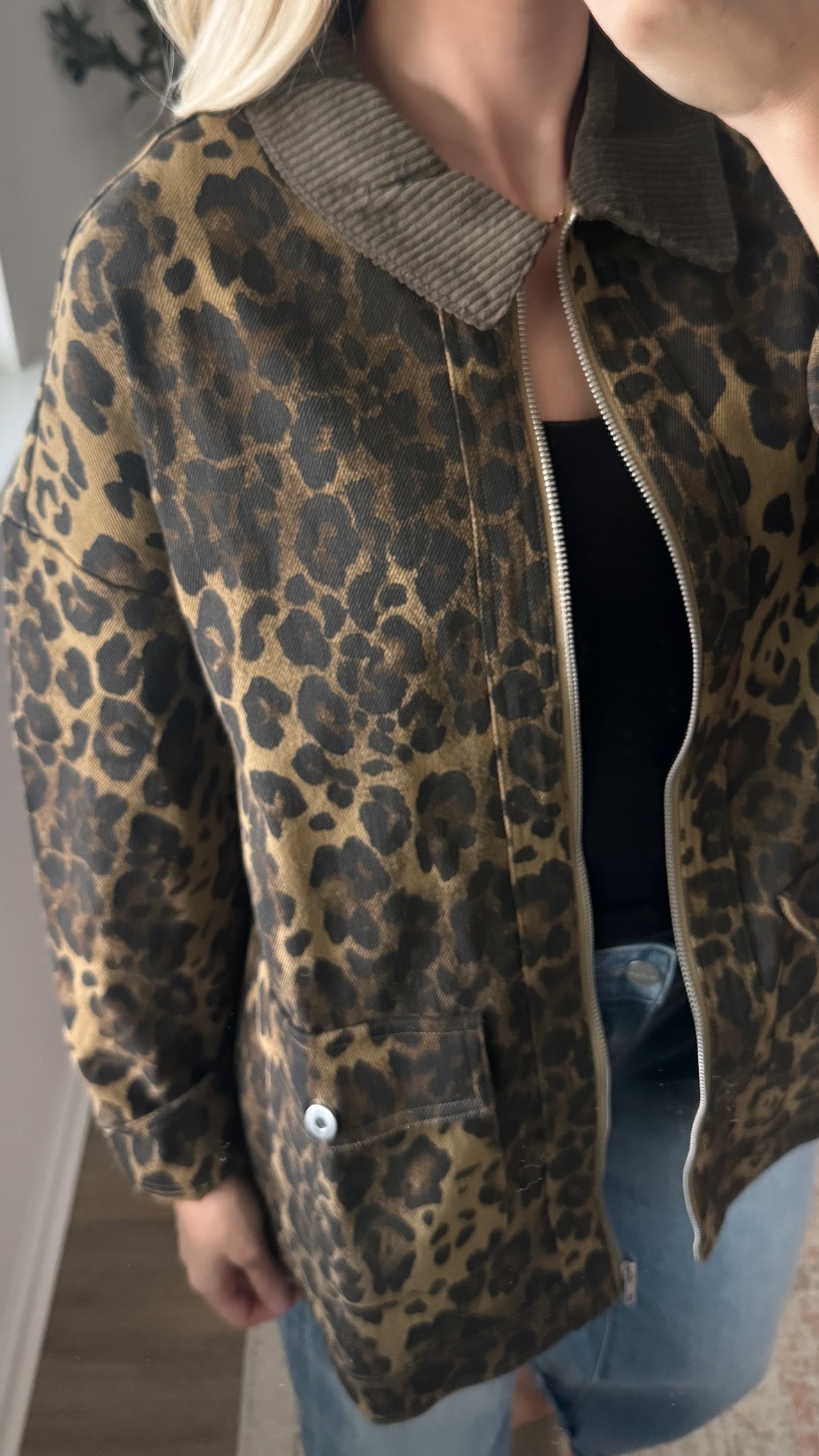 Leopard Barn Jacket