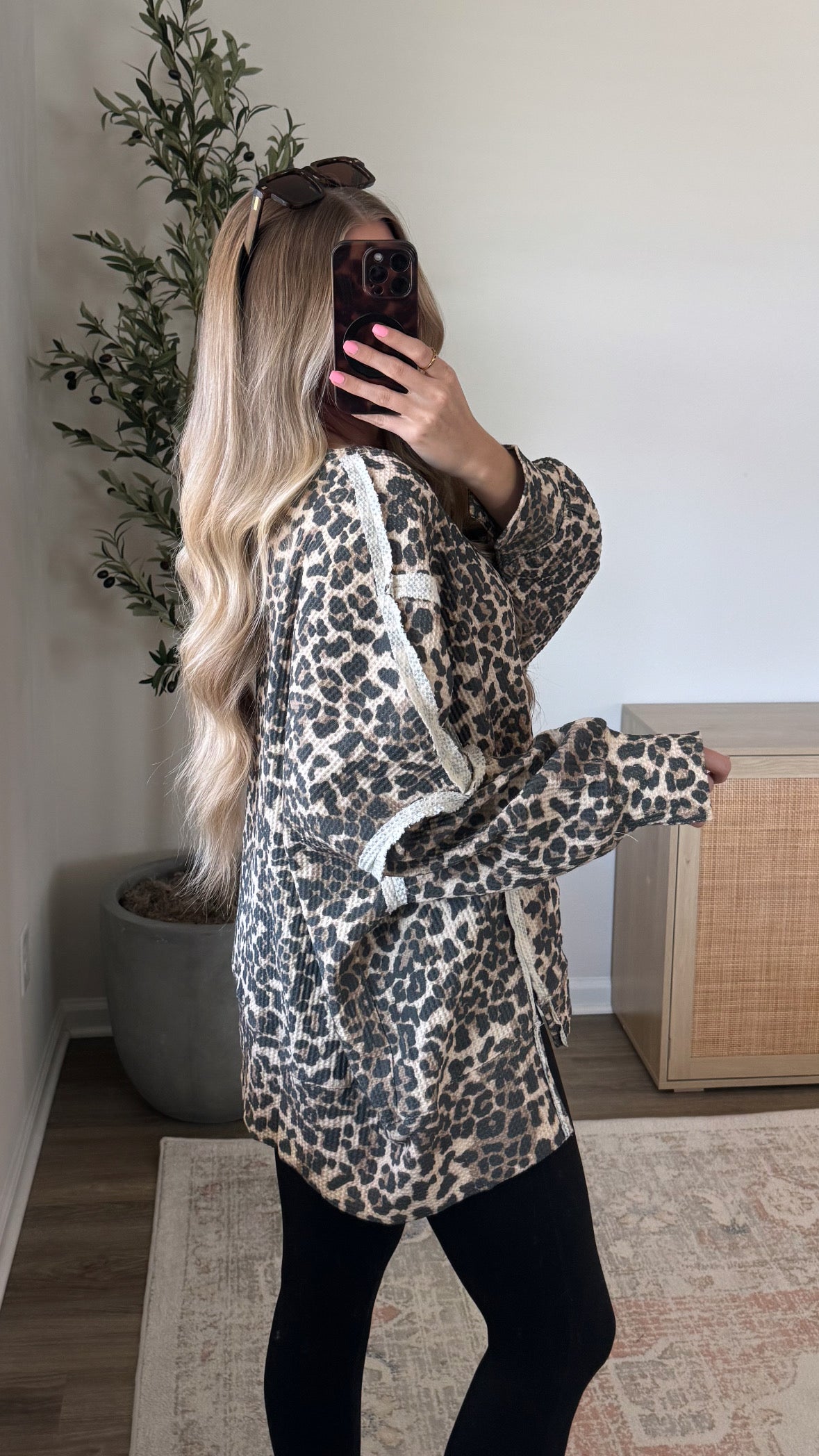 Leopard Oversized Pullover