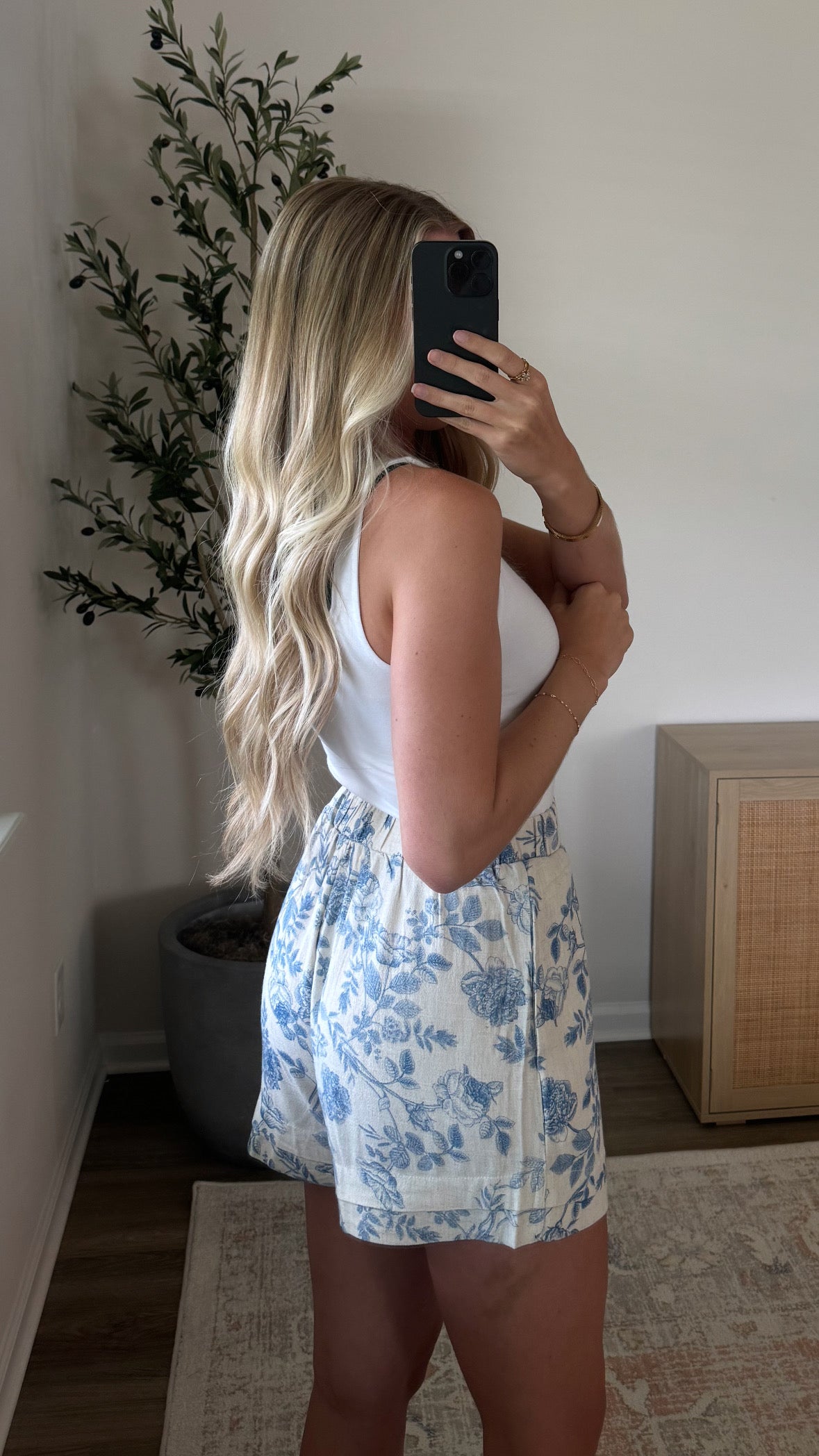 Capri Floral Shorts