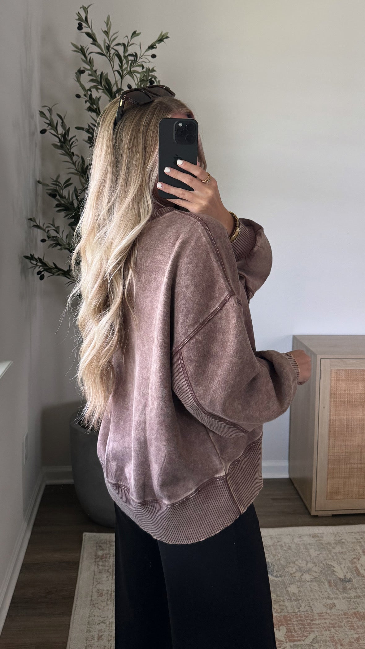 Autumn Fleece Pullover / Brown