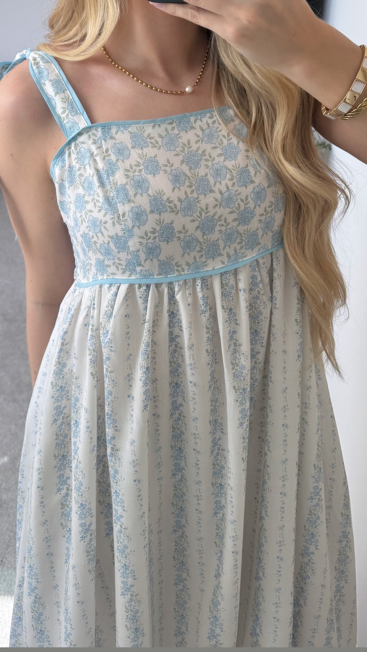 Charlotte Maxi Dress / Blue
