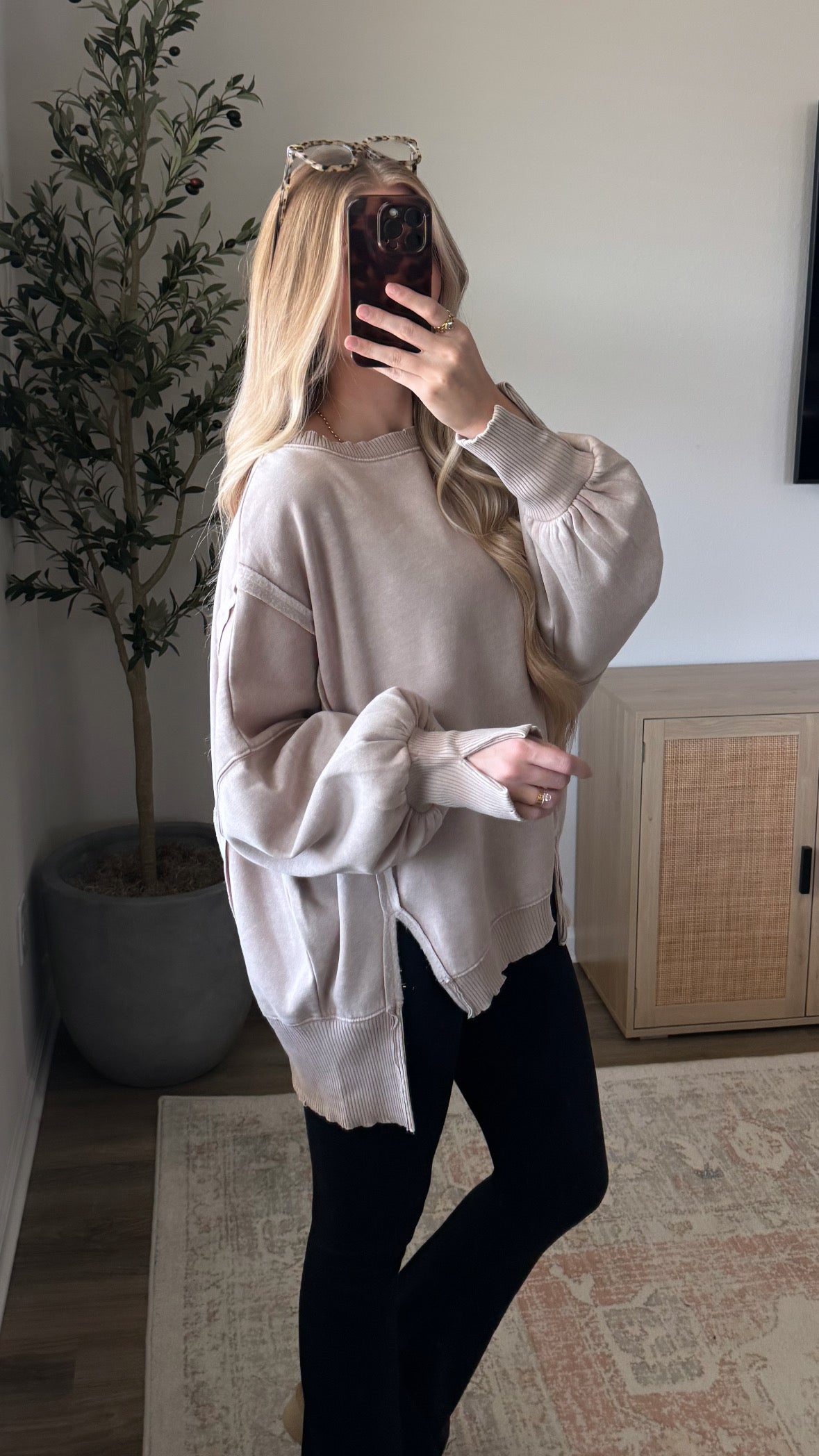 Free Spirit Fleece Pullover / Ash Mocha