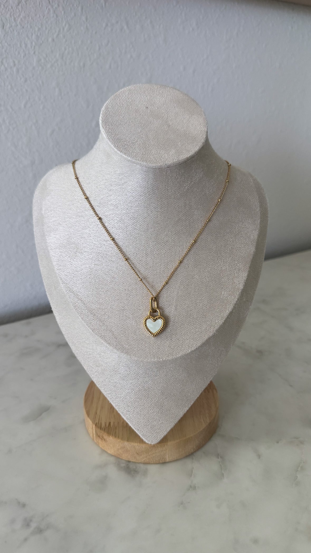 Double-Sided Heart Necklace