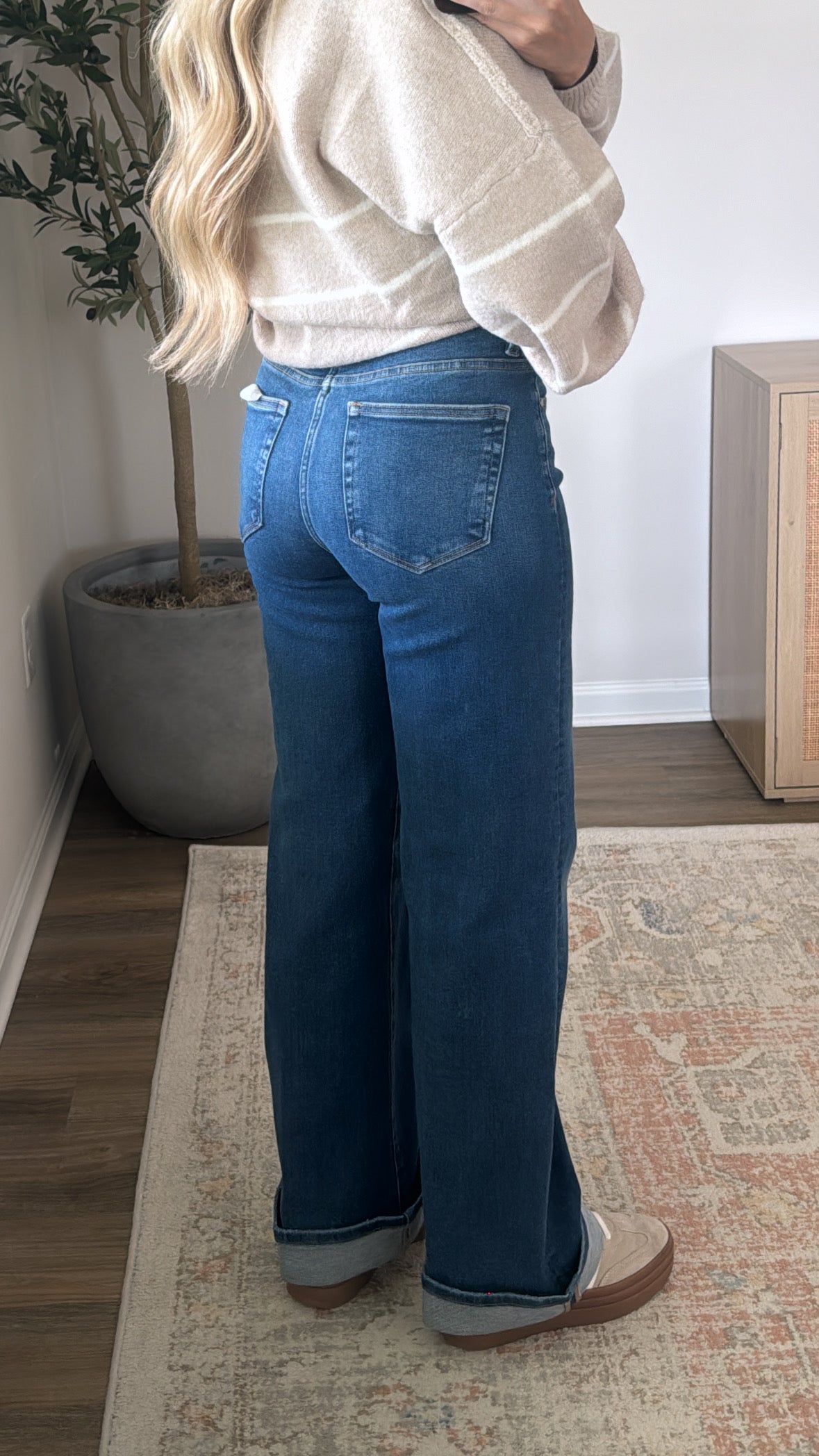 Macey Wide Leg Denim / Medium Wash