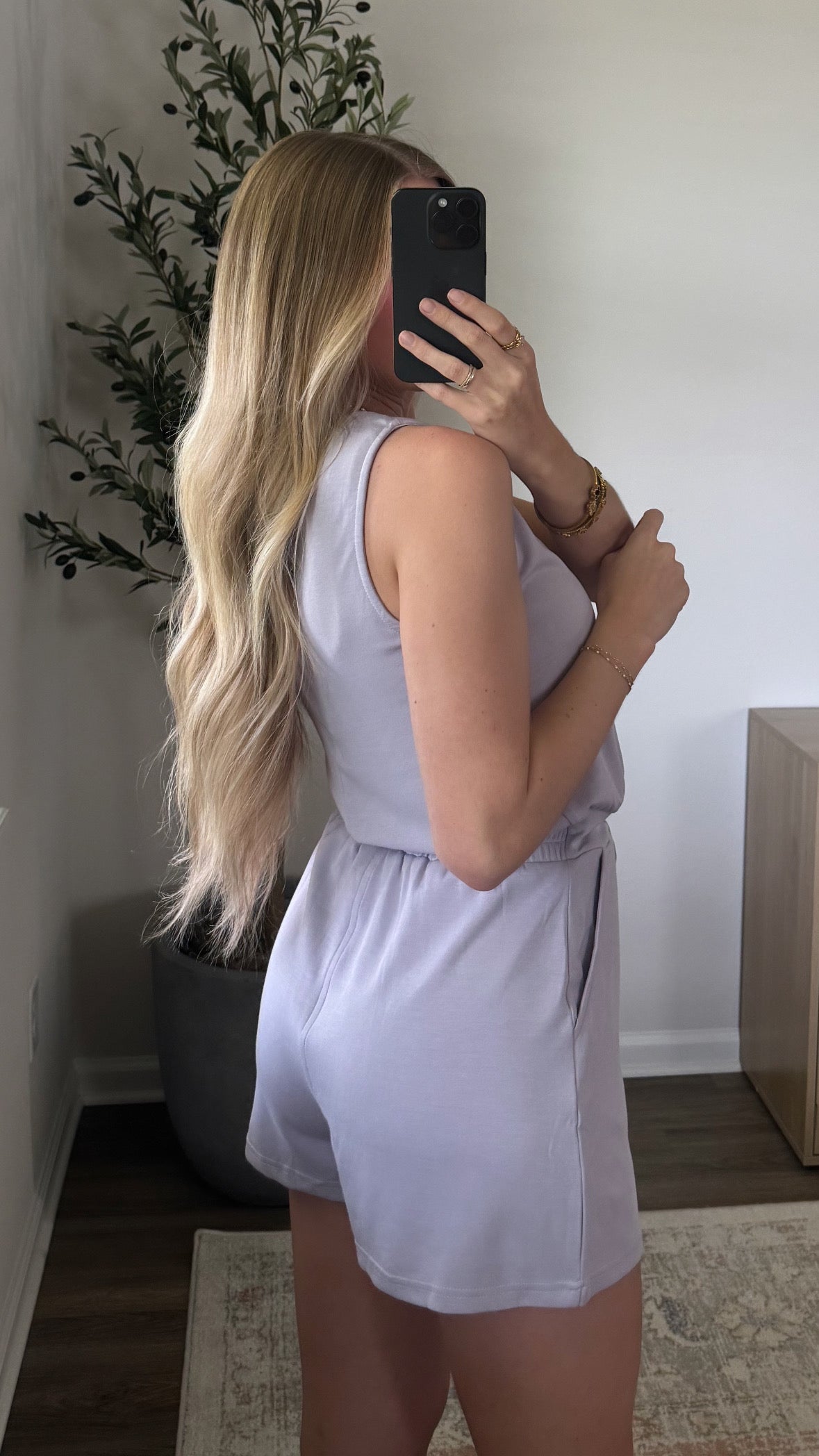 Scuba Active Romper / Grey Lilac