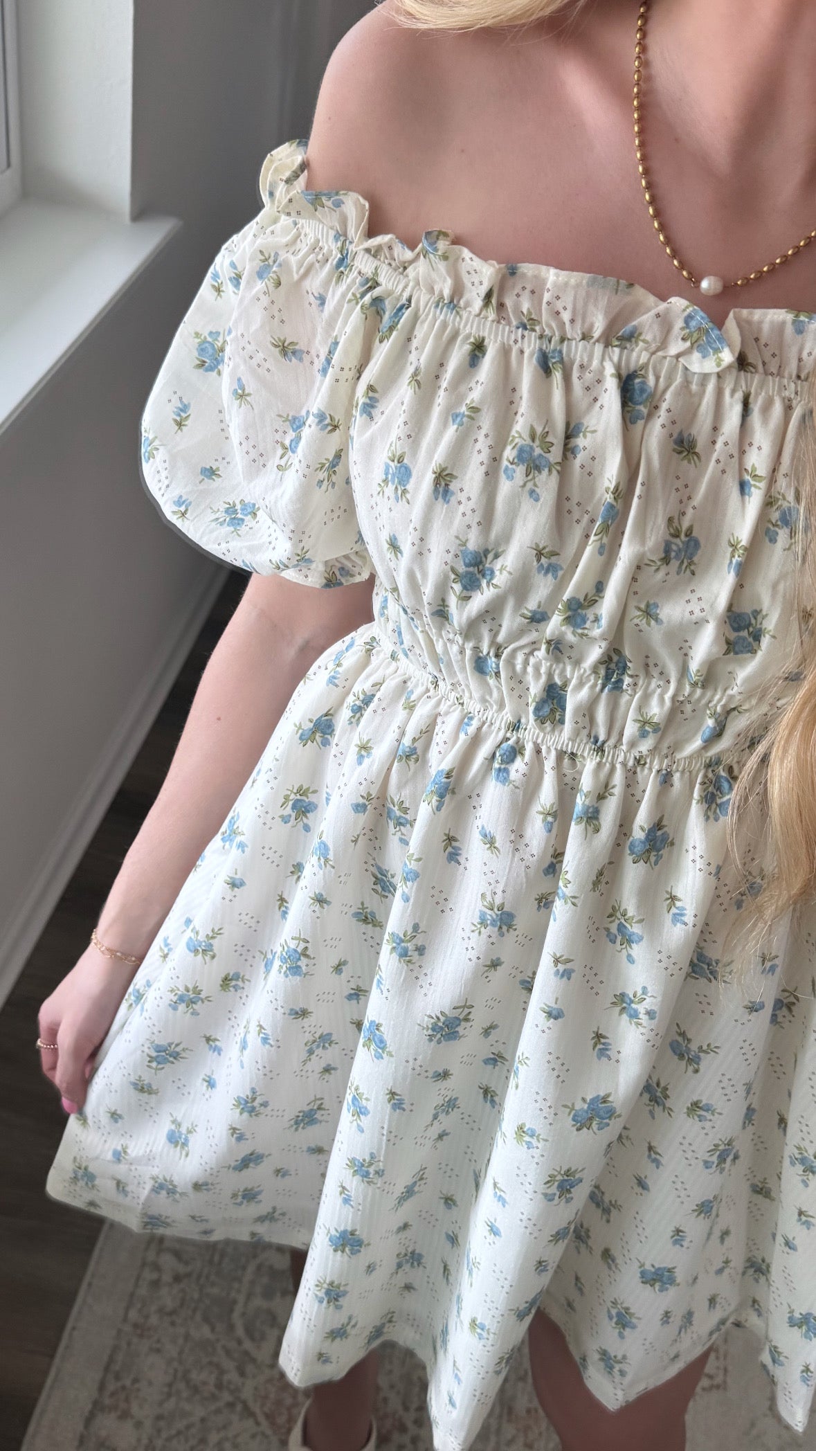 Dainty Floral Mini Dress