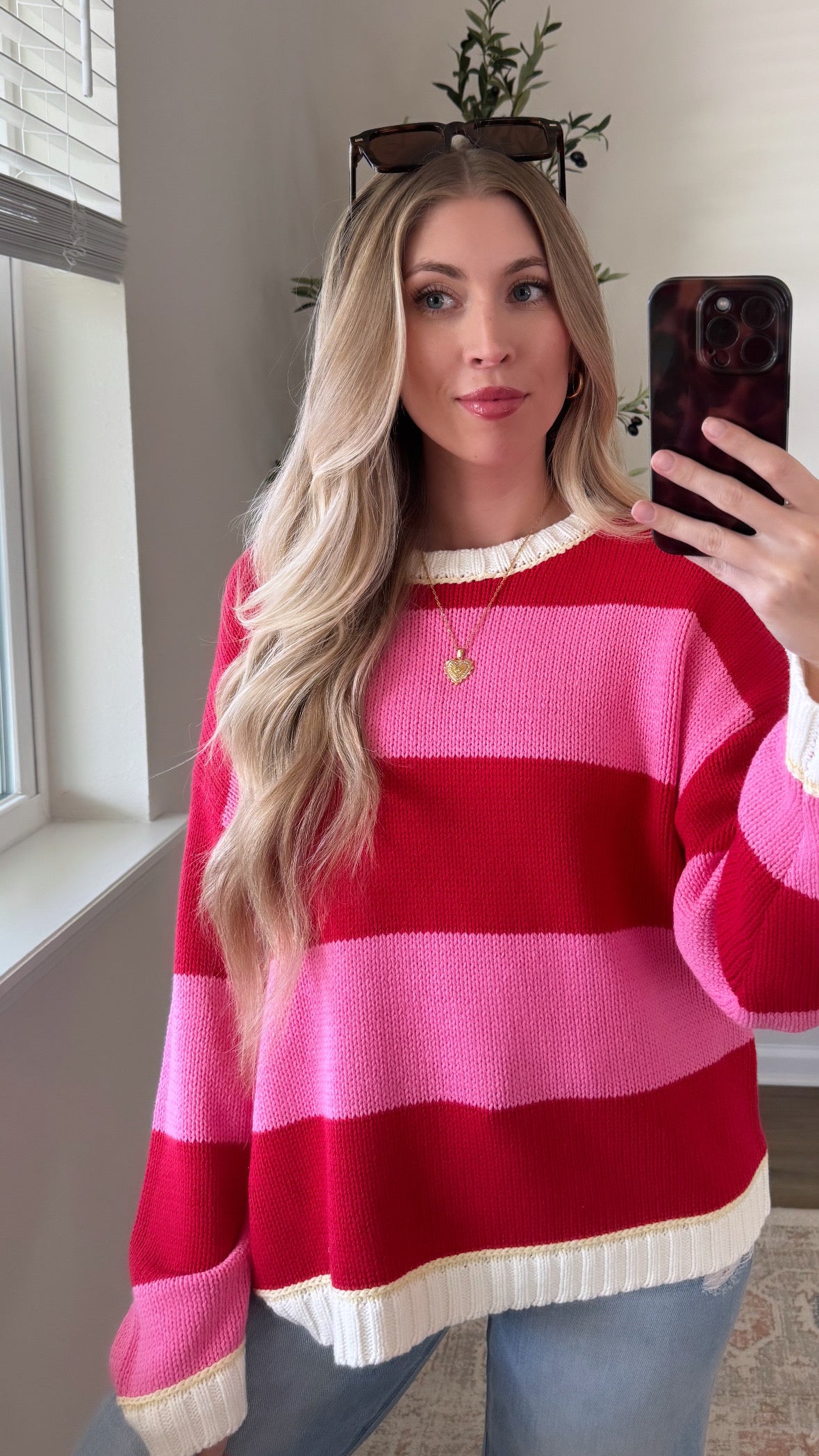 Amour Heart Necklace / Gold