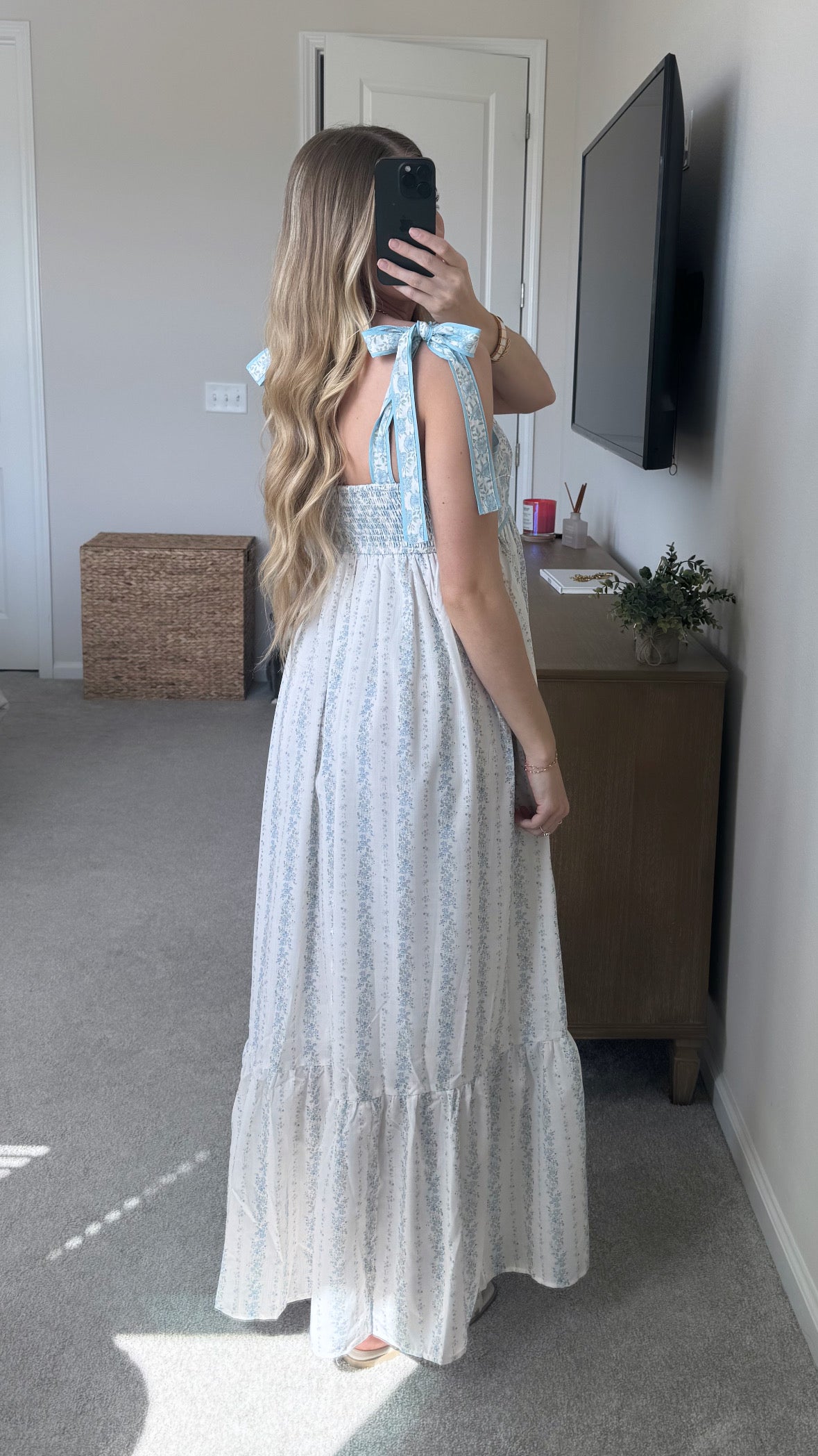 Charlotte Maxi Dress / Blue