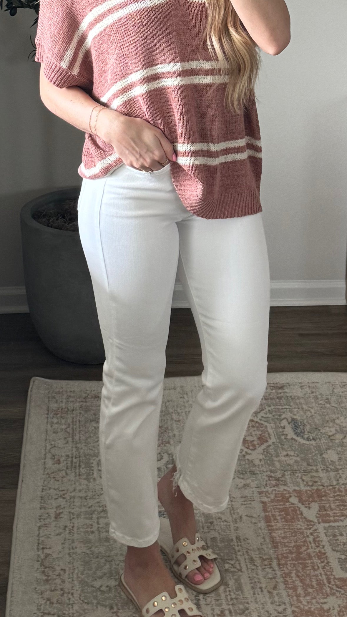 Chelsea Comfort White Denim