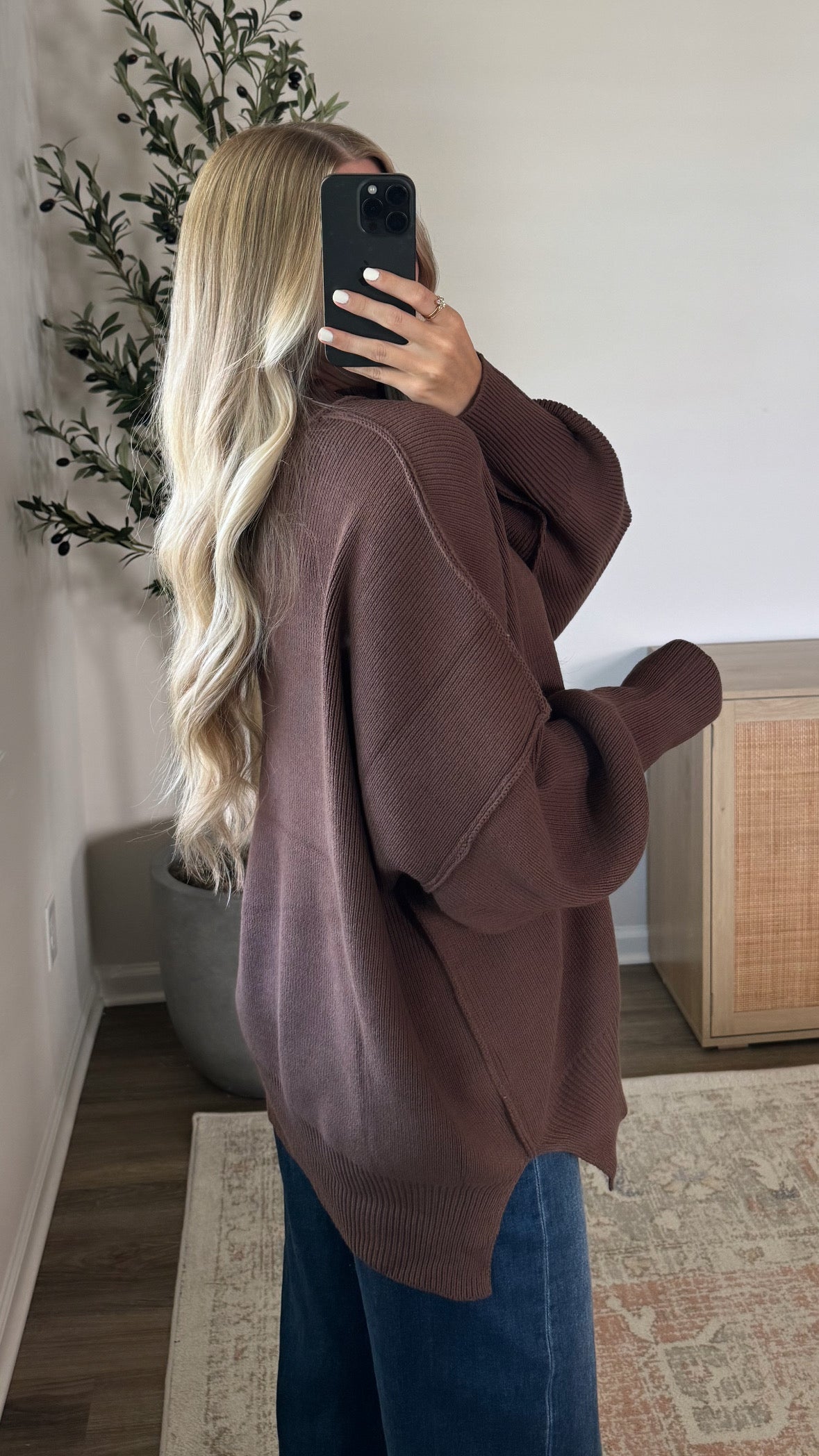 Oversized Essential Knit / Brown