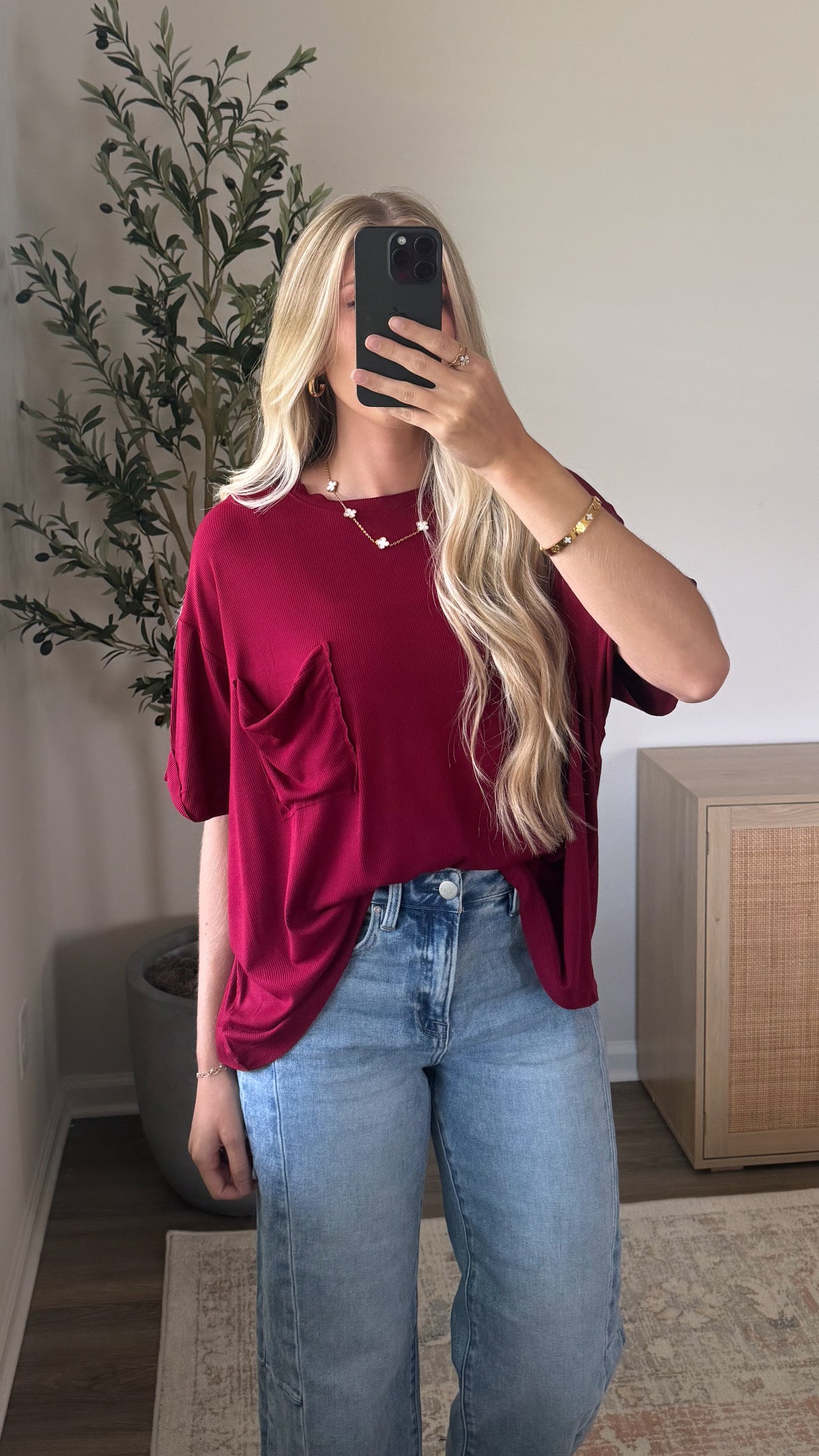 6 Colors / Slouchy Pocket Tee