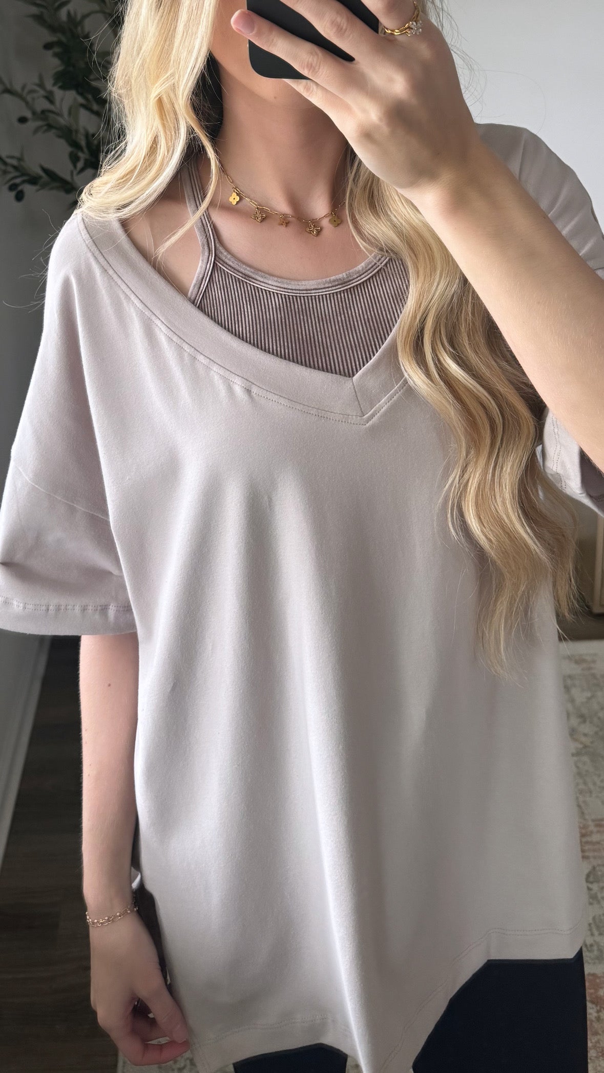 Saturday Oversized Tee / Tan