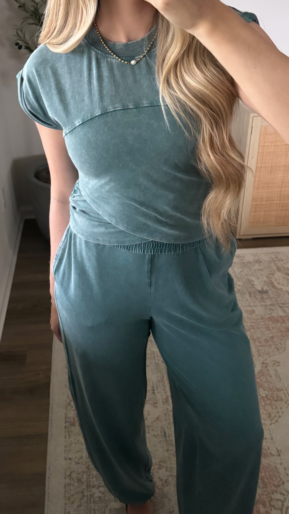 Off-Duty Jogger Set / Jade
