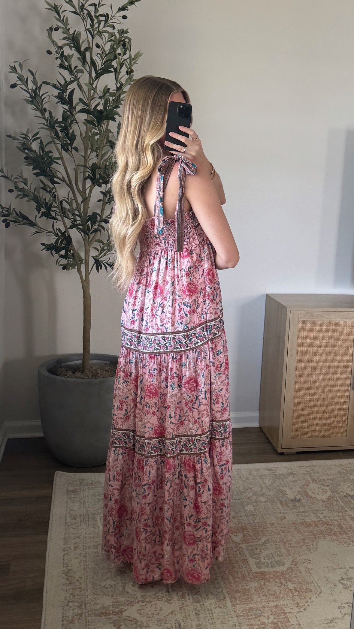 Wildflower Maxi Dress / Pink