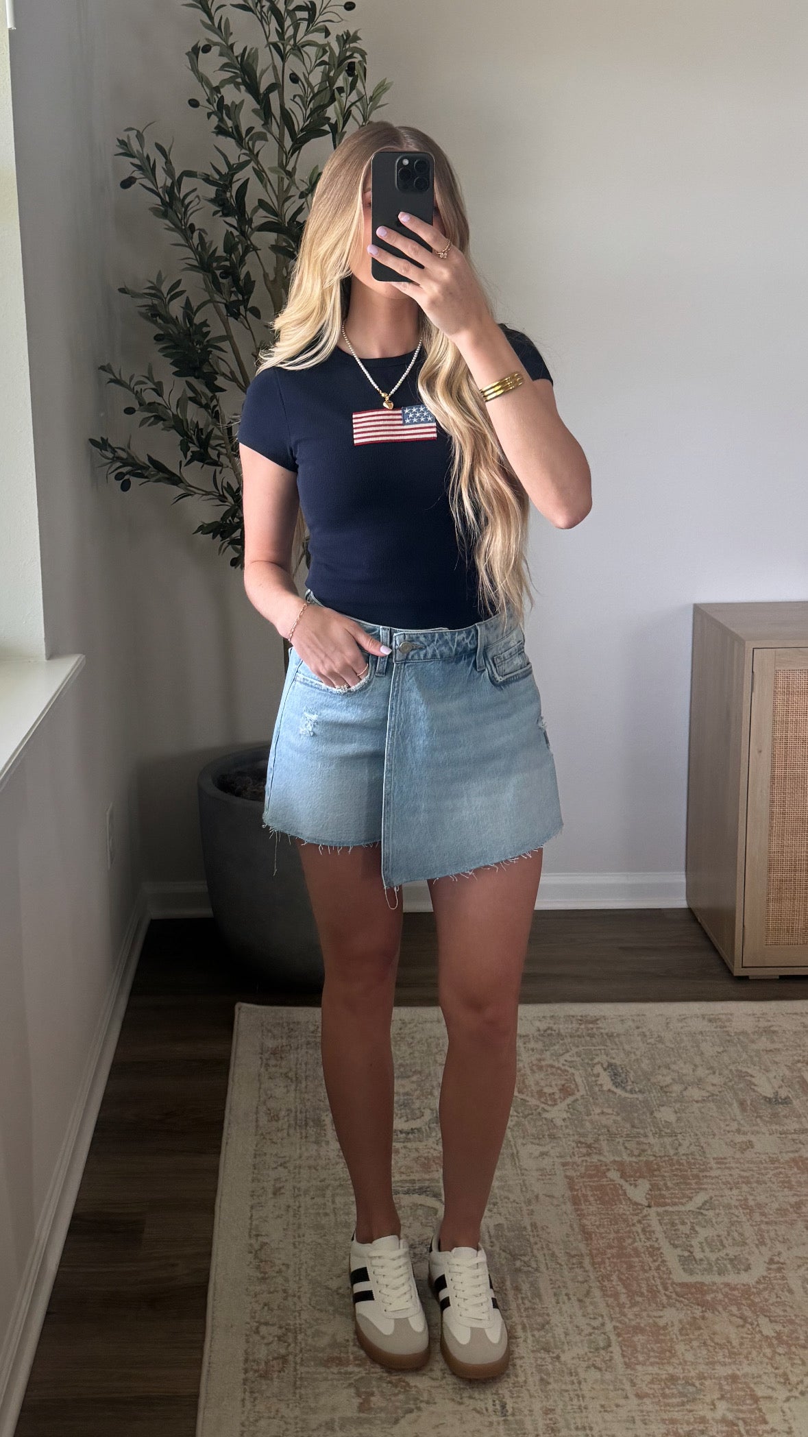 Kelly Denim Skort