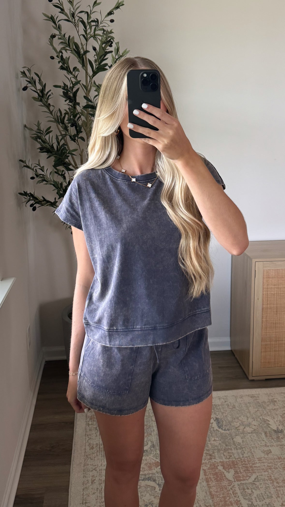Delaney Shorts Set / Blackberry