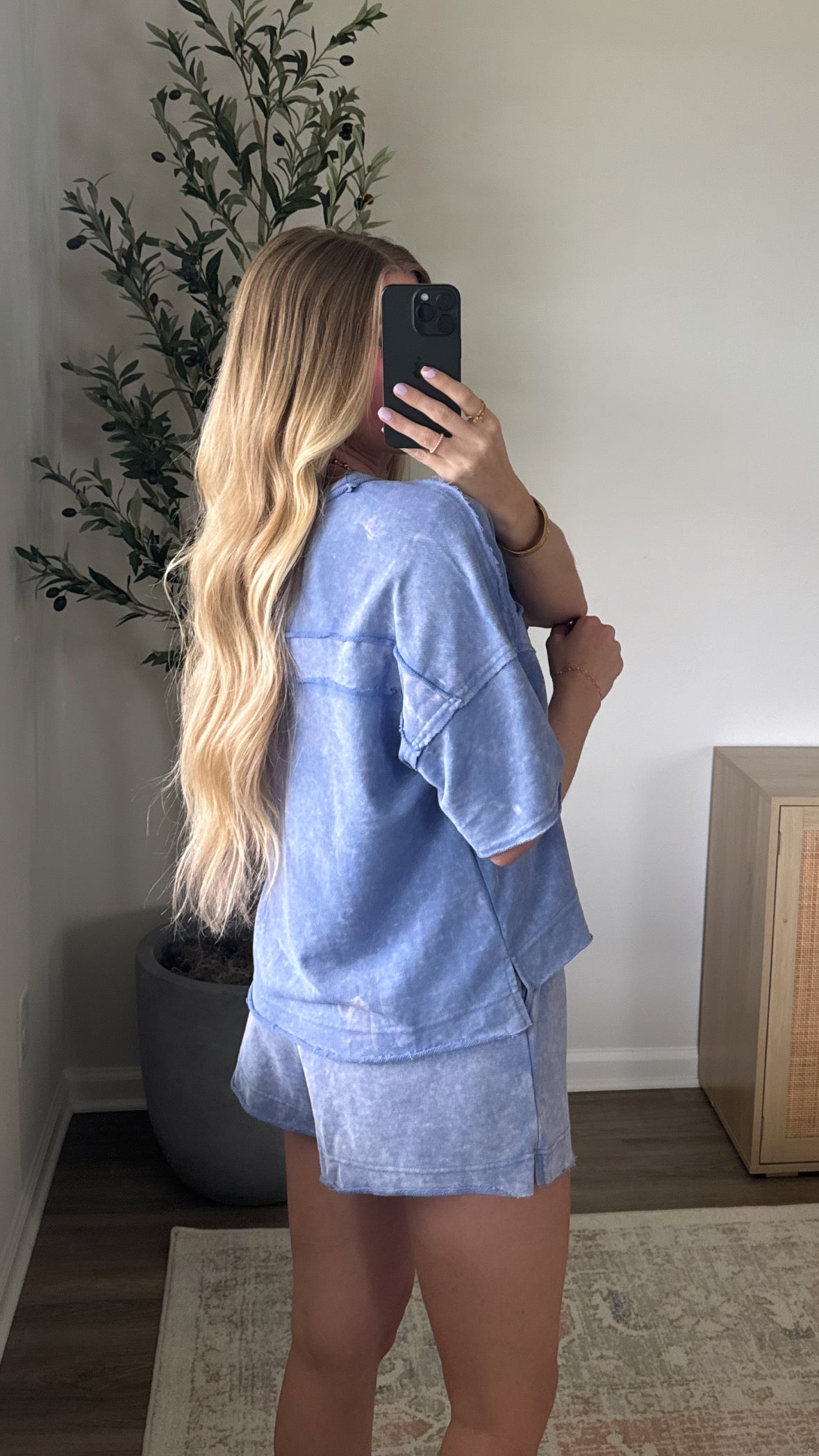 Miranda Shorts Set / Washed Blue