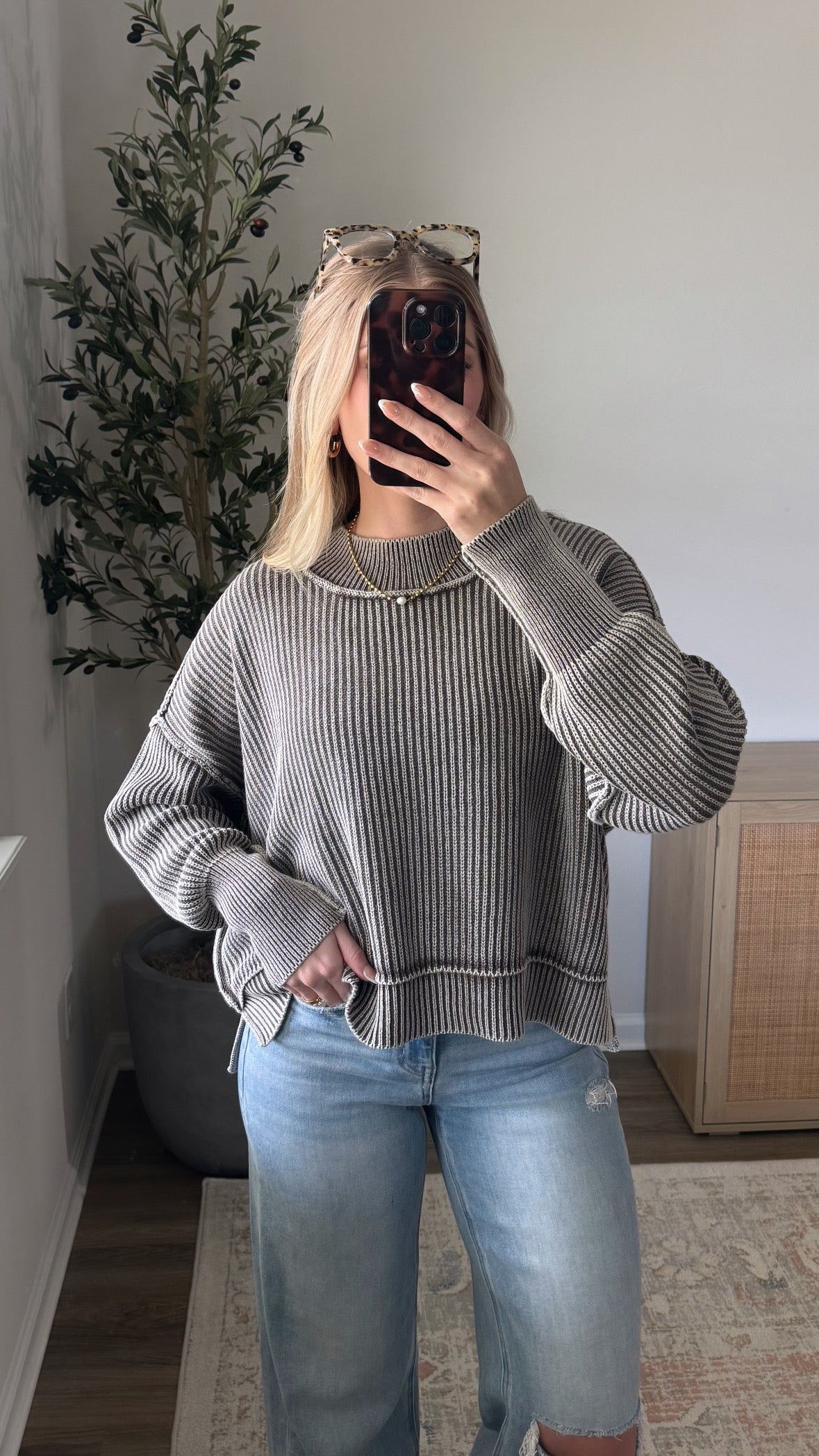 Ribbed Essential Knit / Mocha