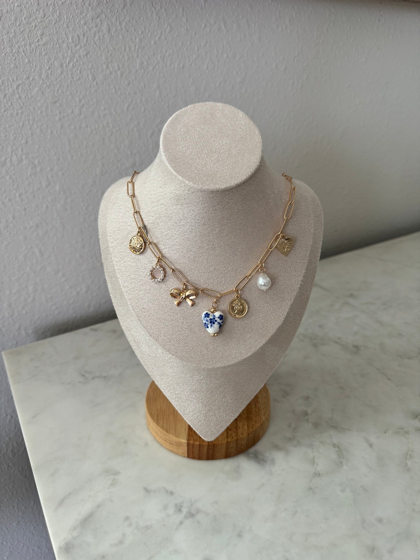 Ceramic Charm Necklace
