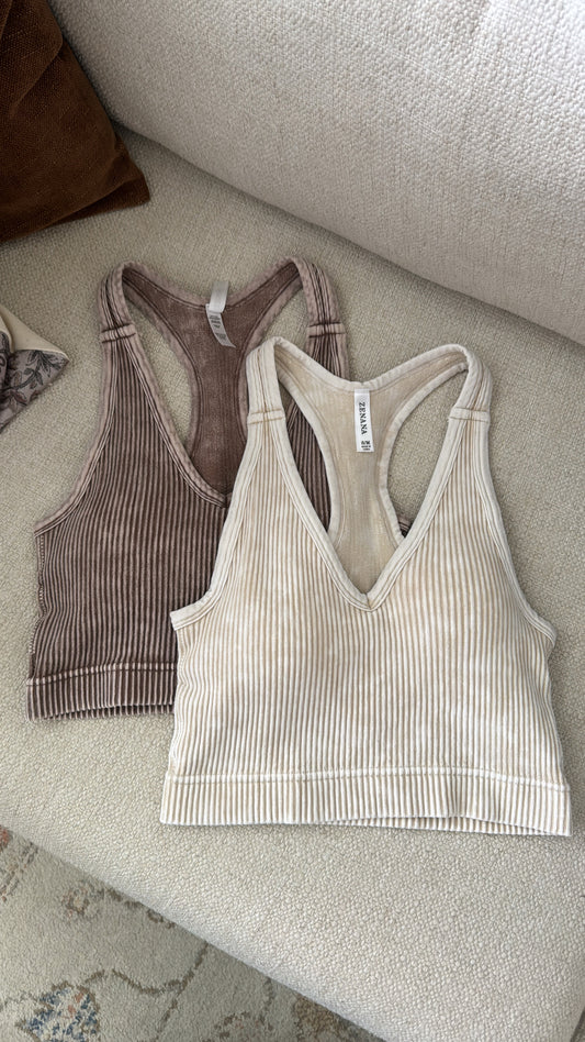 2 Colors / Racerback Butter Tank