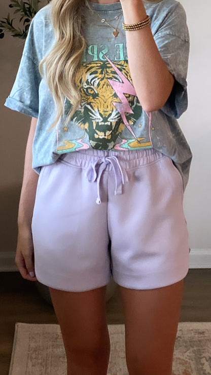 Scuba Lounge Shorts / Lilac