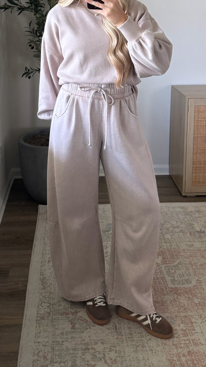 Everyday Barrel Sweatpants / Sand